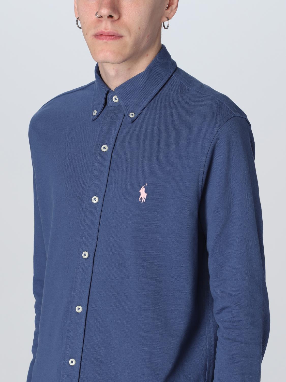 POLO RALPH LAUREN CAMICIA: Camicia Polo Ralph Lauren in misto cotone, Royal - Img 3