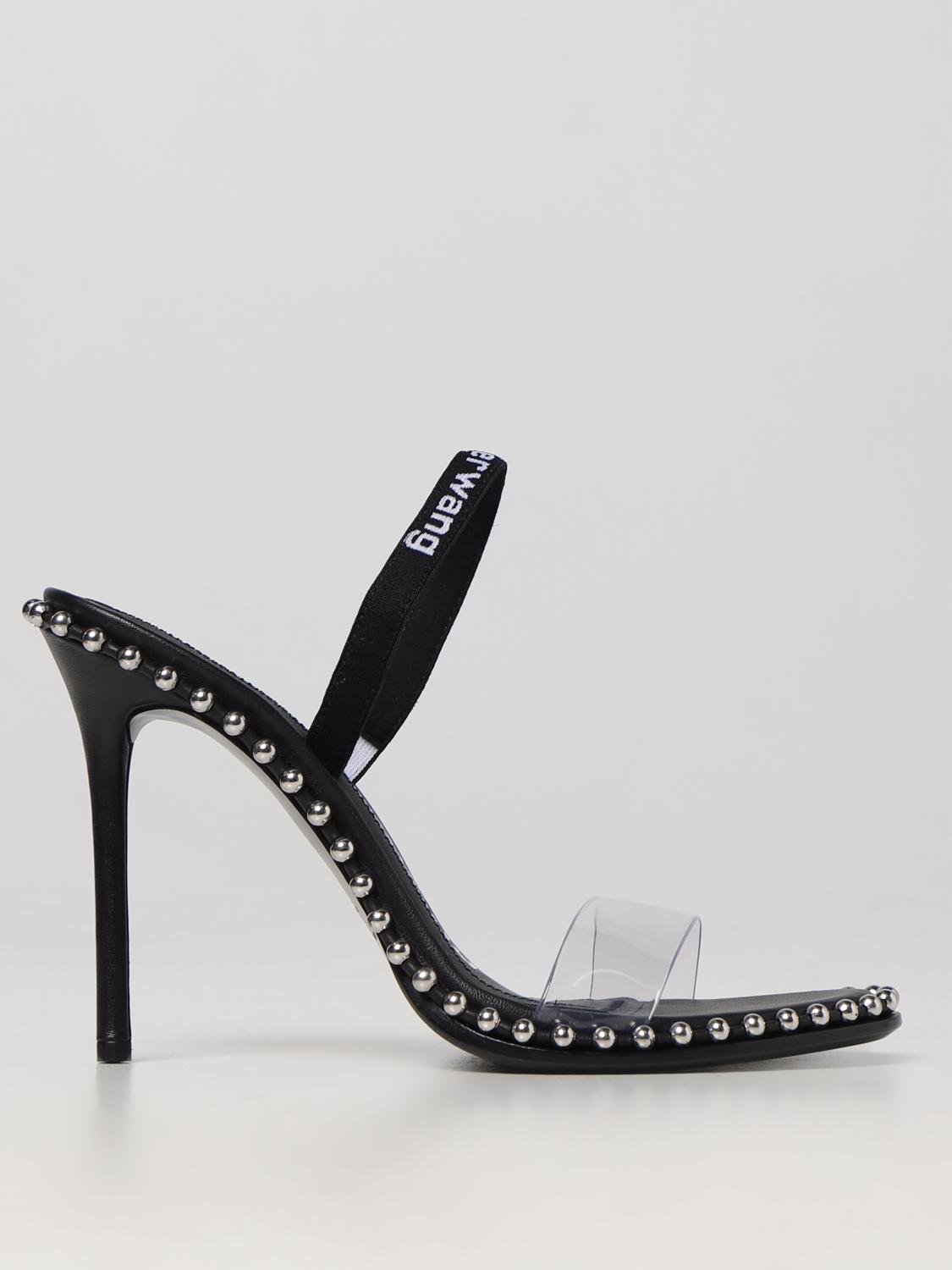 Alexander Wang Outlet: Sandalo Nova in pelle e pvc Nero