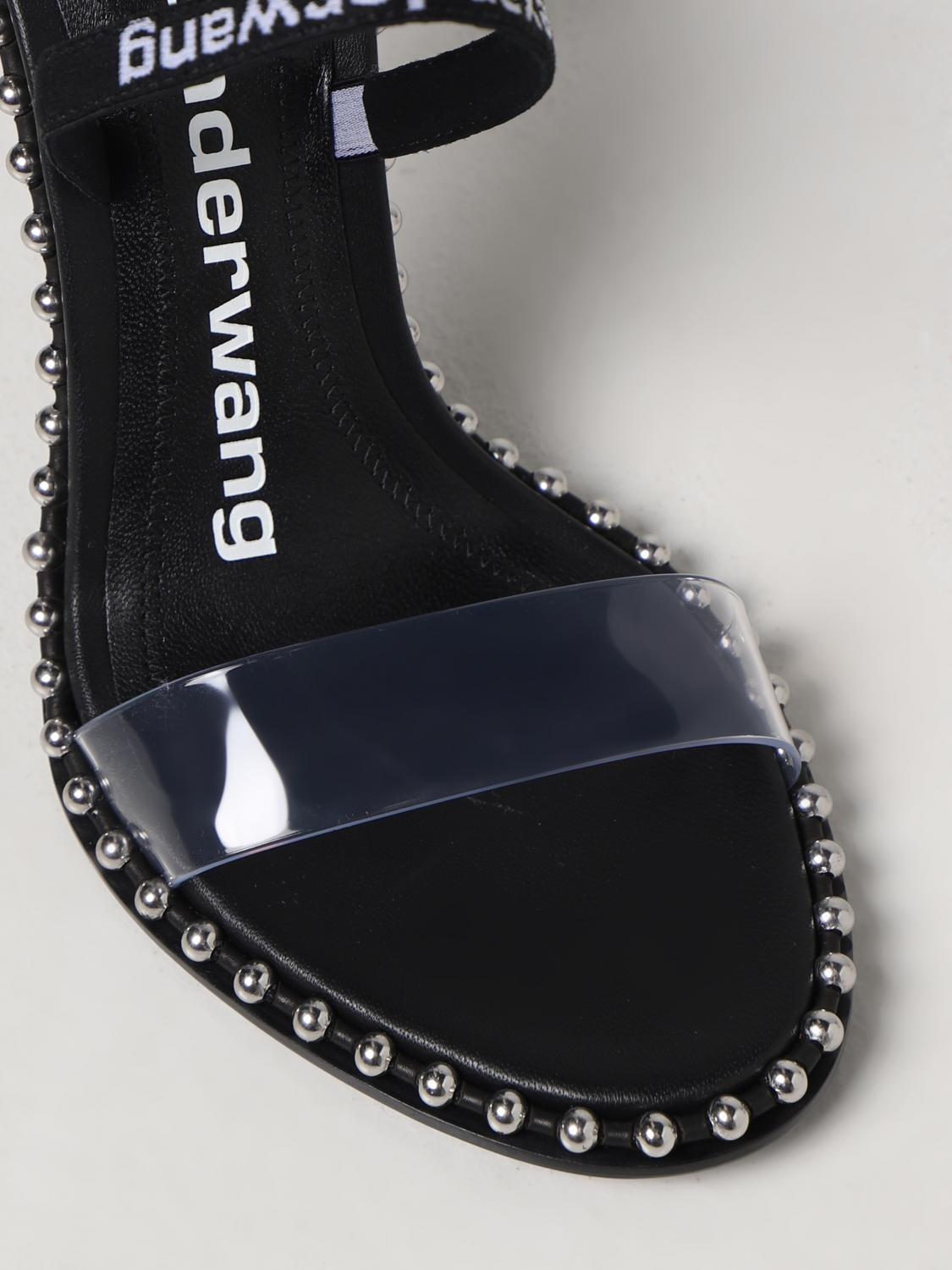 Alexander Wang Outlet: Sandalo Nova in pelle e pvc Nero