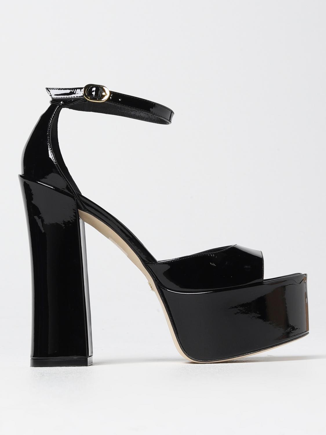 STUART WEITZMAN SANDALEN MIT ABSATZ: Flache sandalen damen Stuart Weitzman, Schwarz - Img 1