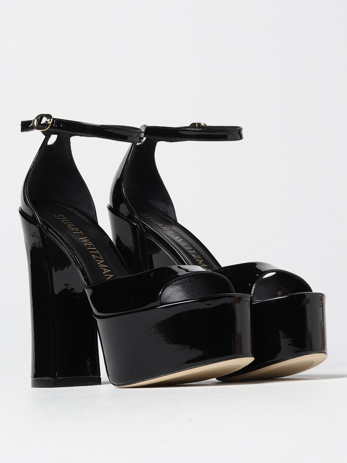 STUART WEITZMAN SANDALEN MIT ABSATZ: Flache sandalen damen Stuart Weitzman, Schwarz - Img 2