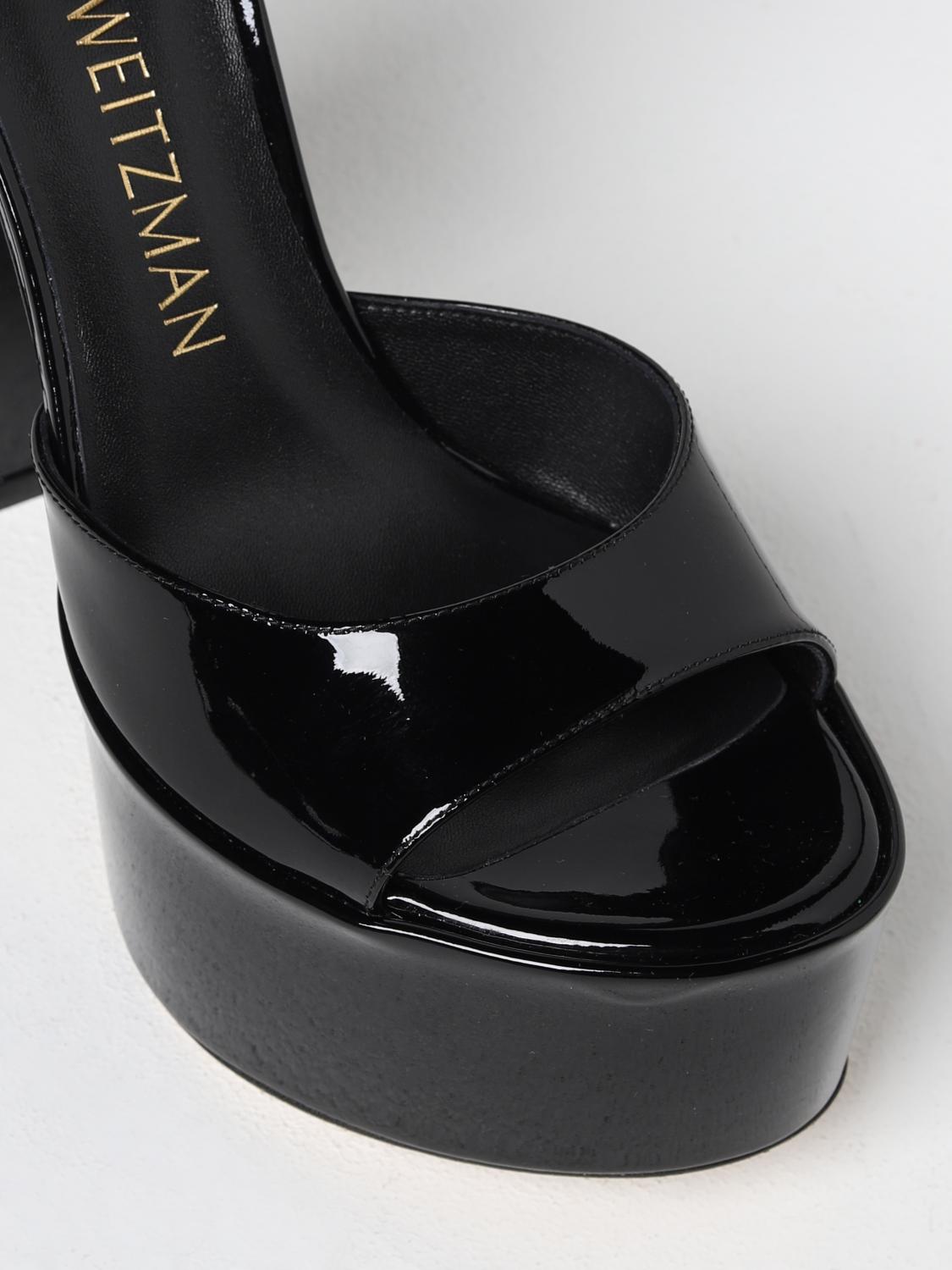 STUART WEITZMAN SANDALEN MIT ABSATZ: Flache sandalen damen Stuart Weitzman, Schwarz - Img 4