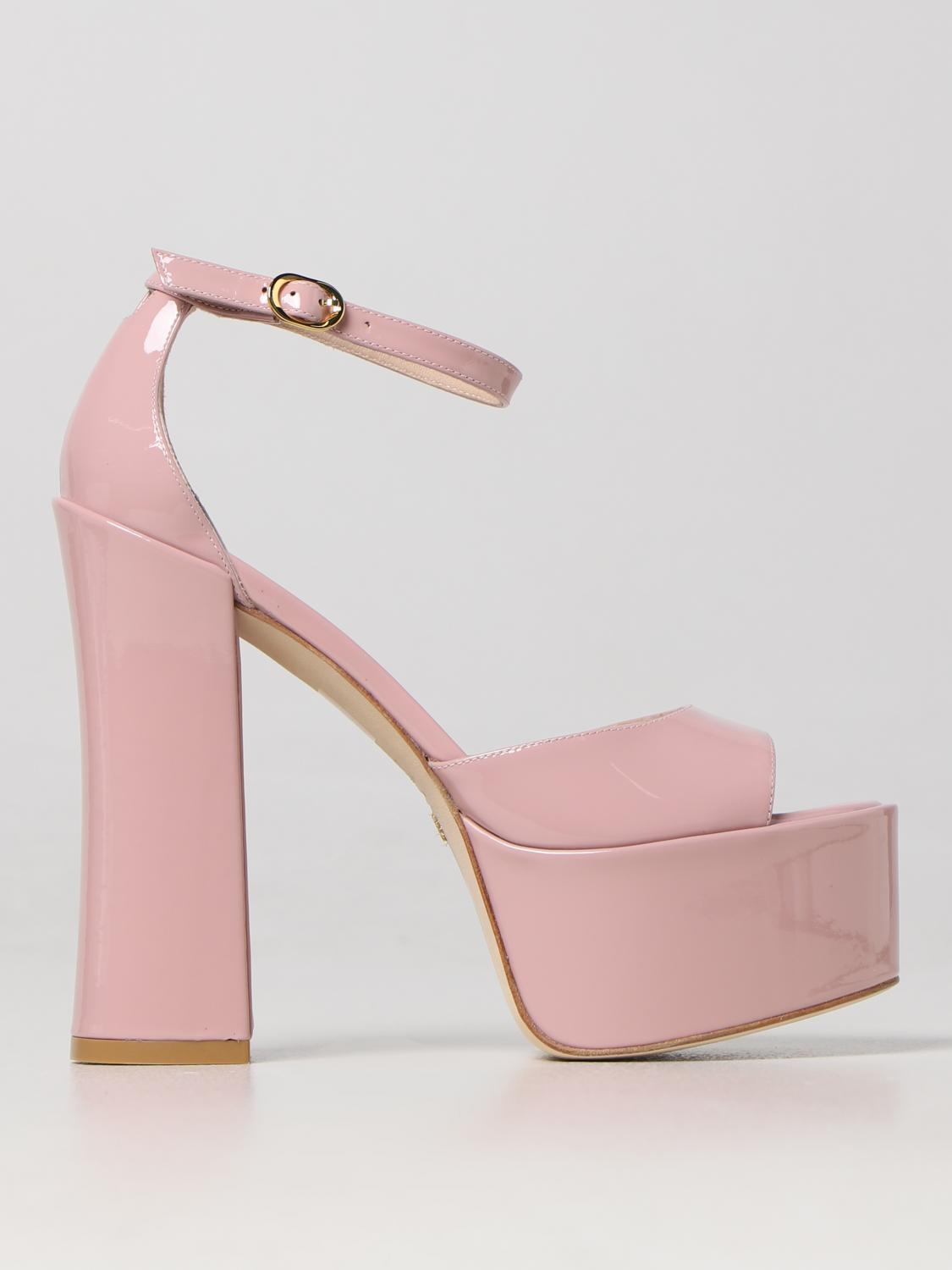 STUART WEITZMAN 高跟凉鞋: 平跟凉鞋 女士 Stuart Weitzman, 粉末色 - Img 1