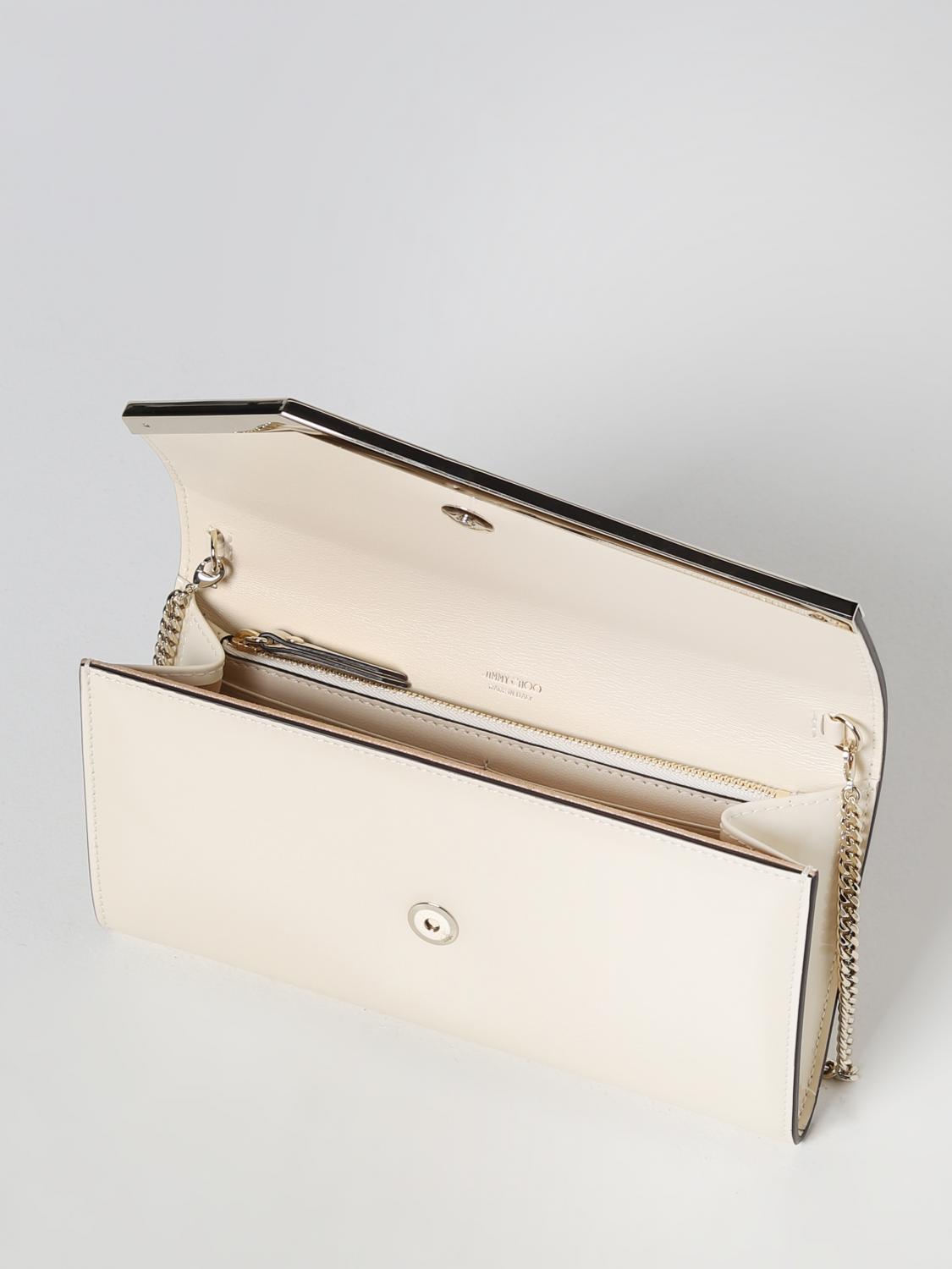 JIMMY CHOO MINI BOLSO: Bolso de mano mujer Jimmy Choo, Blanco - Img 4