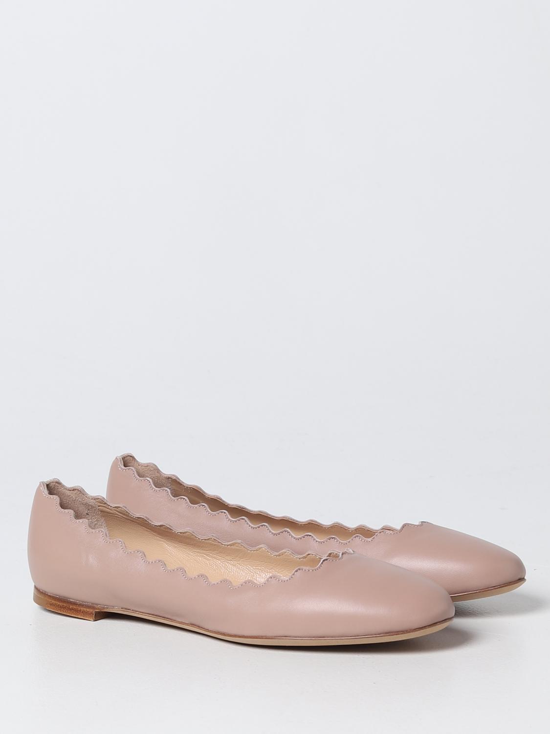 CHLOÉ BALLERINE: Ballerina Chloé in pelle, Rosa - Img 2