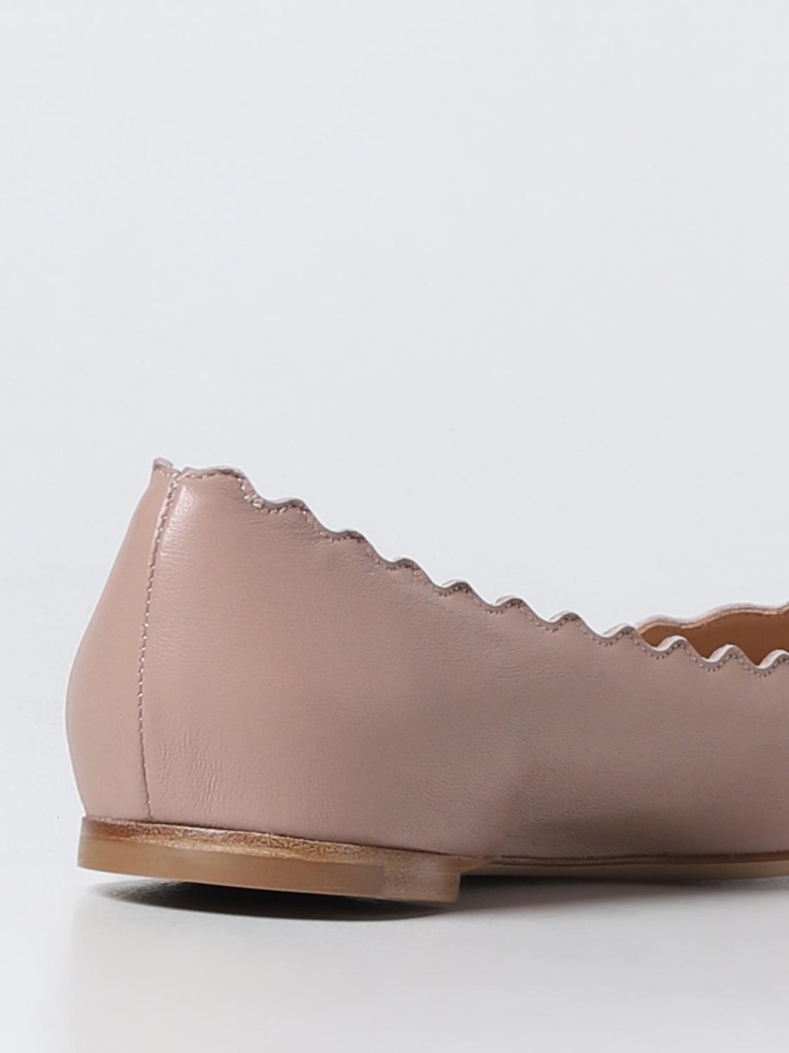CHLOÉ BALLERINE: Ballerina Chloé in pelle, Rosa - Img 3