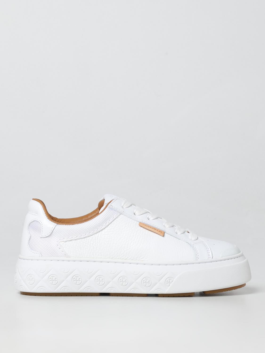 TORY BURCH｜SNEAKERS (Ladybug Sneaker (143067-100)) TORY BURCH: Ladybug leather sneakers - White | Tory Burch