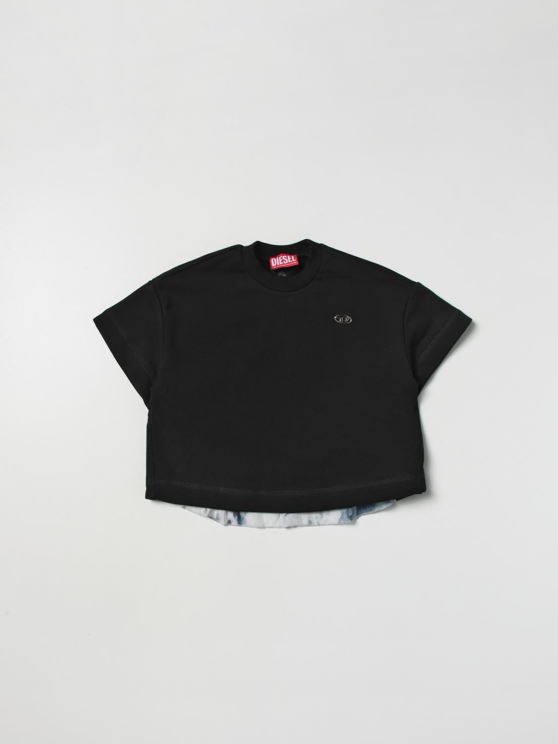DIESEL JERSEY: Jersey niños Diesel, Negro - Img 1