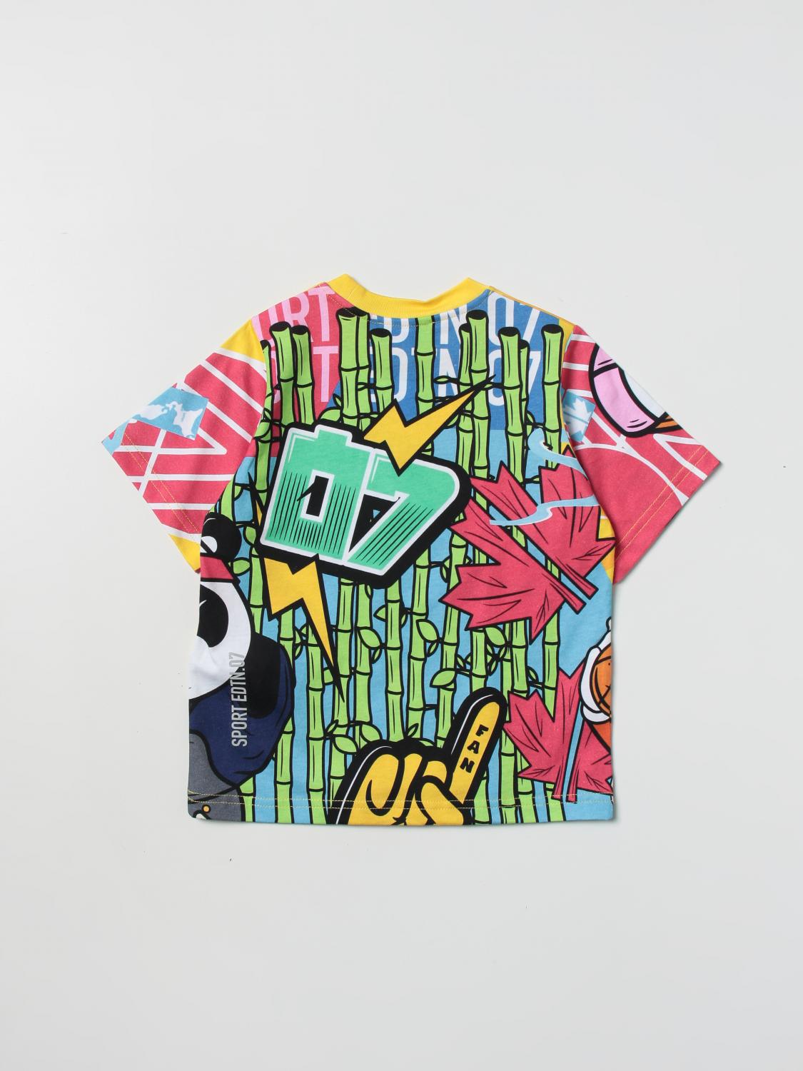 DSQUARED2 T-SHIRT: T-shirt kinder Dsquared2 Junior, Bunt - Img 2