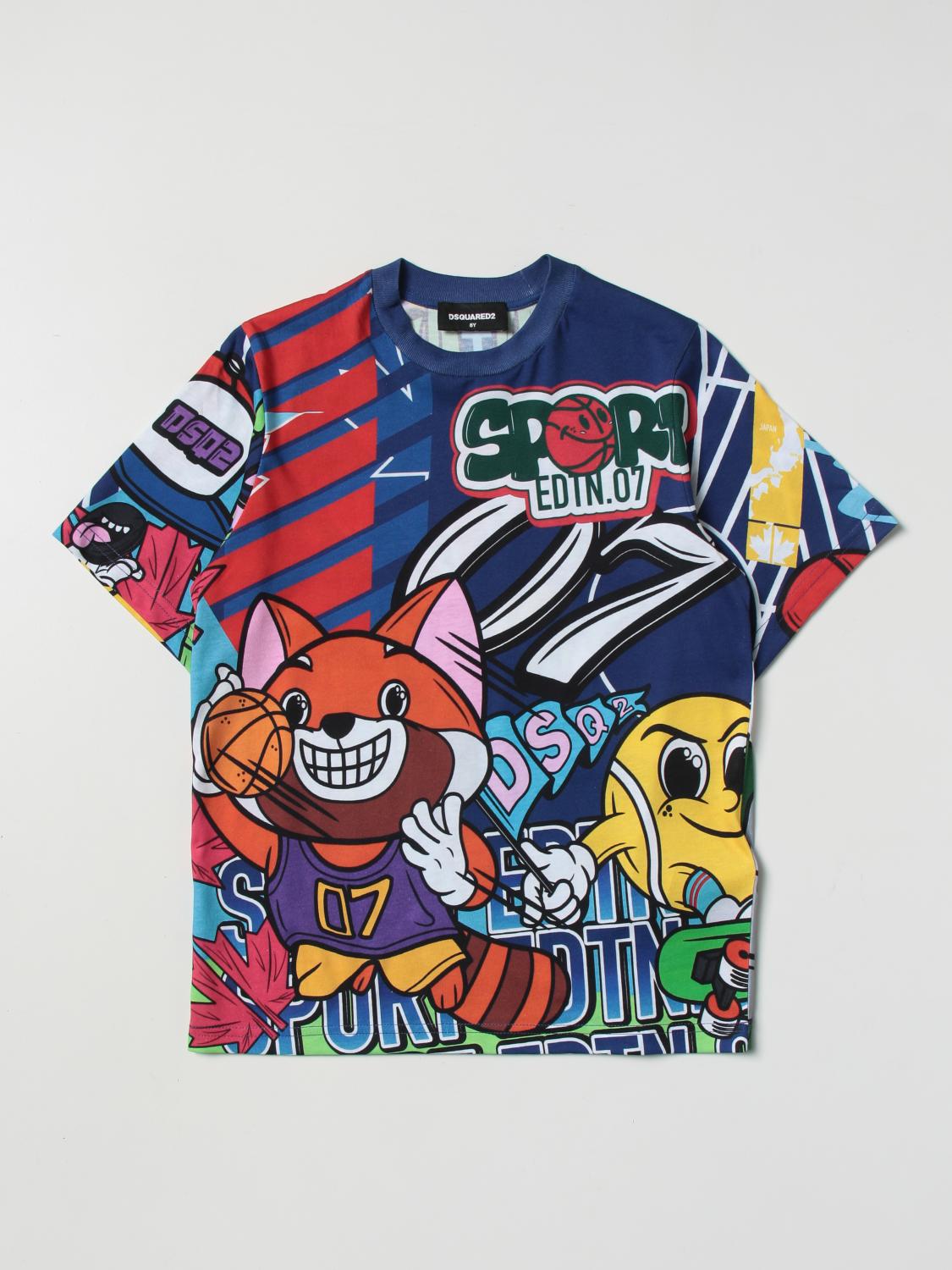 DSQUARED2 CAMISETA: Camiseta niños Dsquared2 Junior, Azul Claro - Img 1