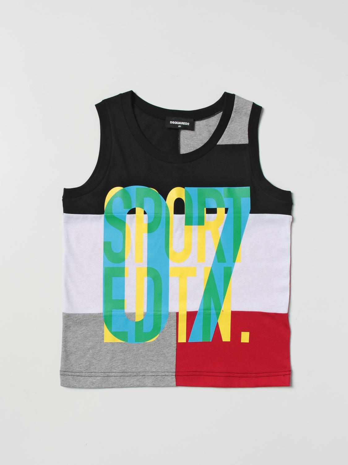 DSQUARED2 CAMISETA: Camiseta niños Dsquared2 Junior, Gris - Img 1