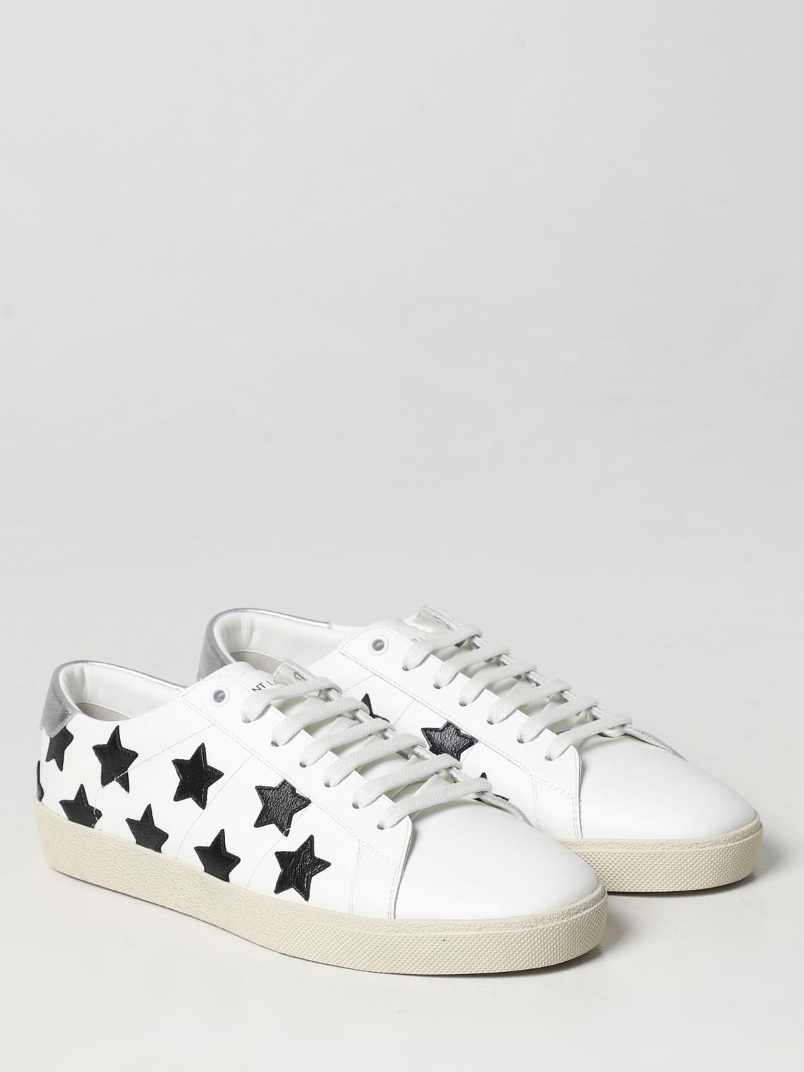 Saint Laurent SL/06 California leather sneakers - White