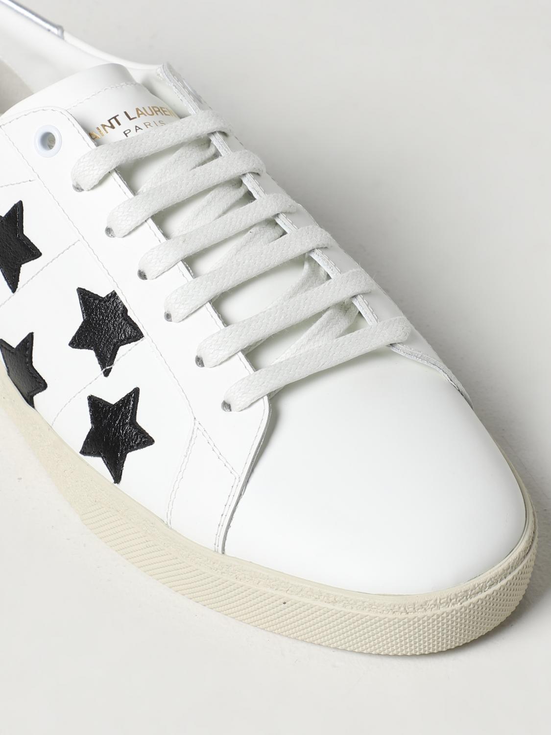 Saint Laurent SL/06 California leather sneakers - White