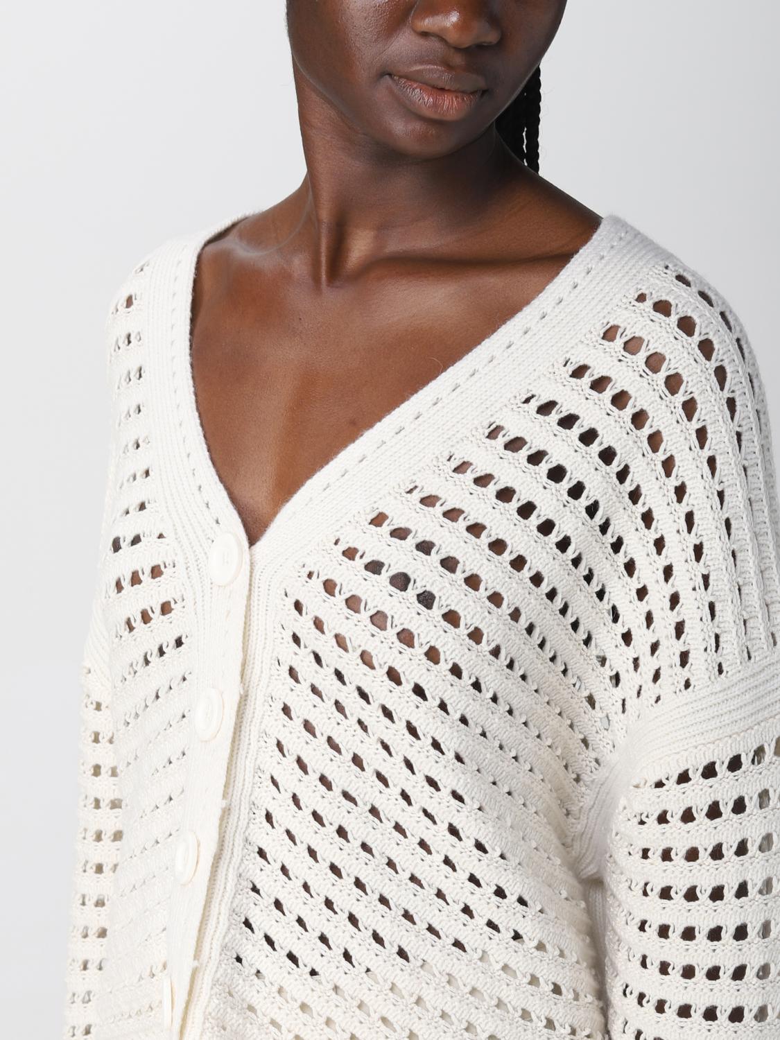 SEE BY CHLOÉ CARDIGAN: Pull femme See by ChloÉ, Vert - Img 4