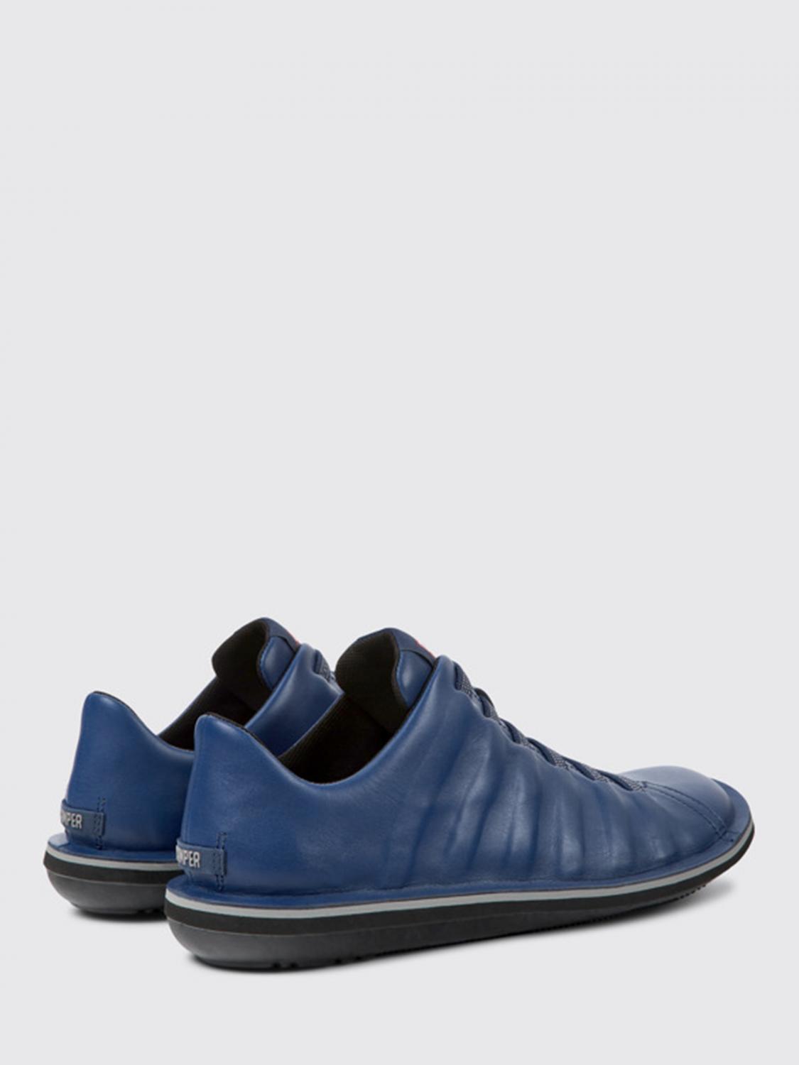 CAMPER SCARPE STRINGATE: Stringata Beetle Camper in pelle, Blue - Img 4