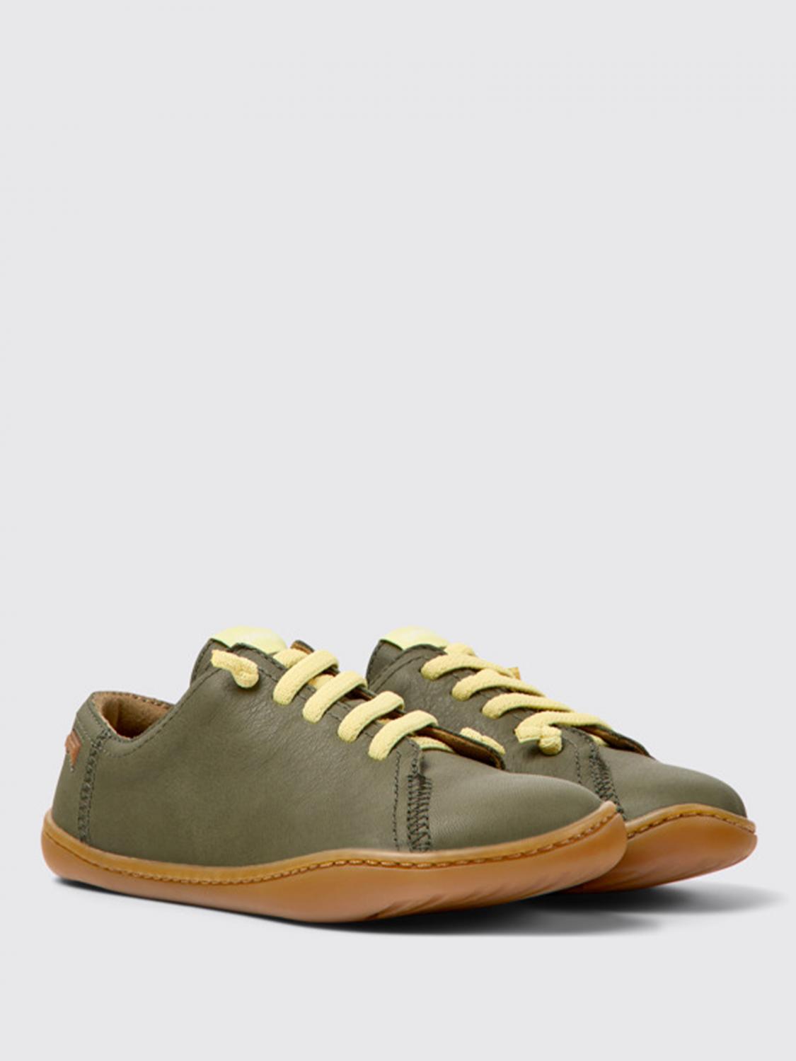 CAMPER SNEAKERS: Camper Peu sneakers in leather, Green - Img 2
