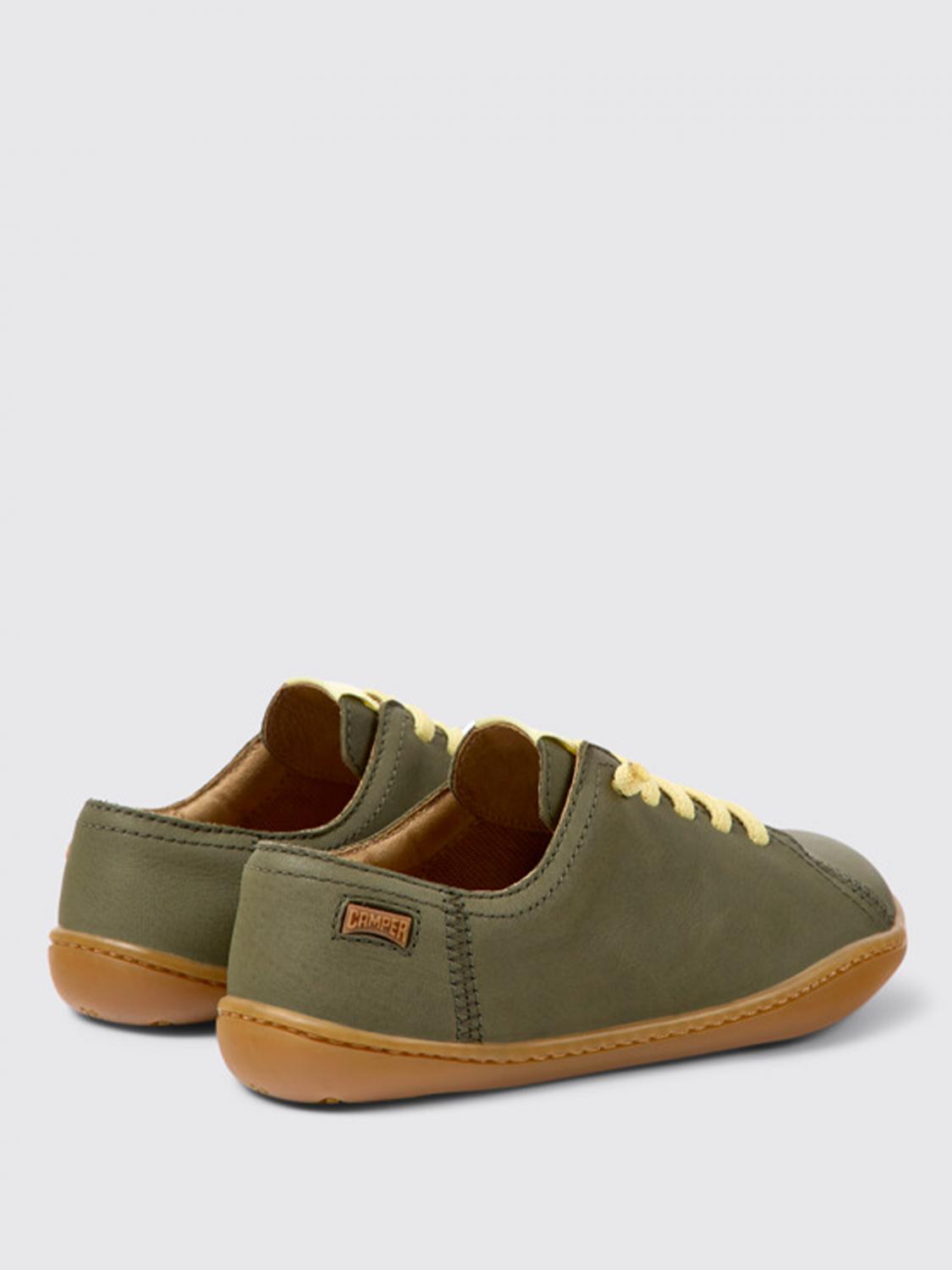 CAMPER SNEAKERS: Camper Peu sneakers in leather, Green - Img 3