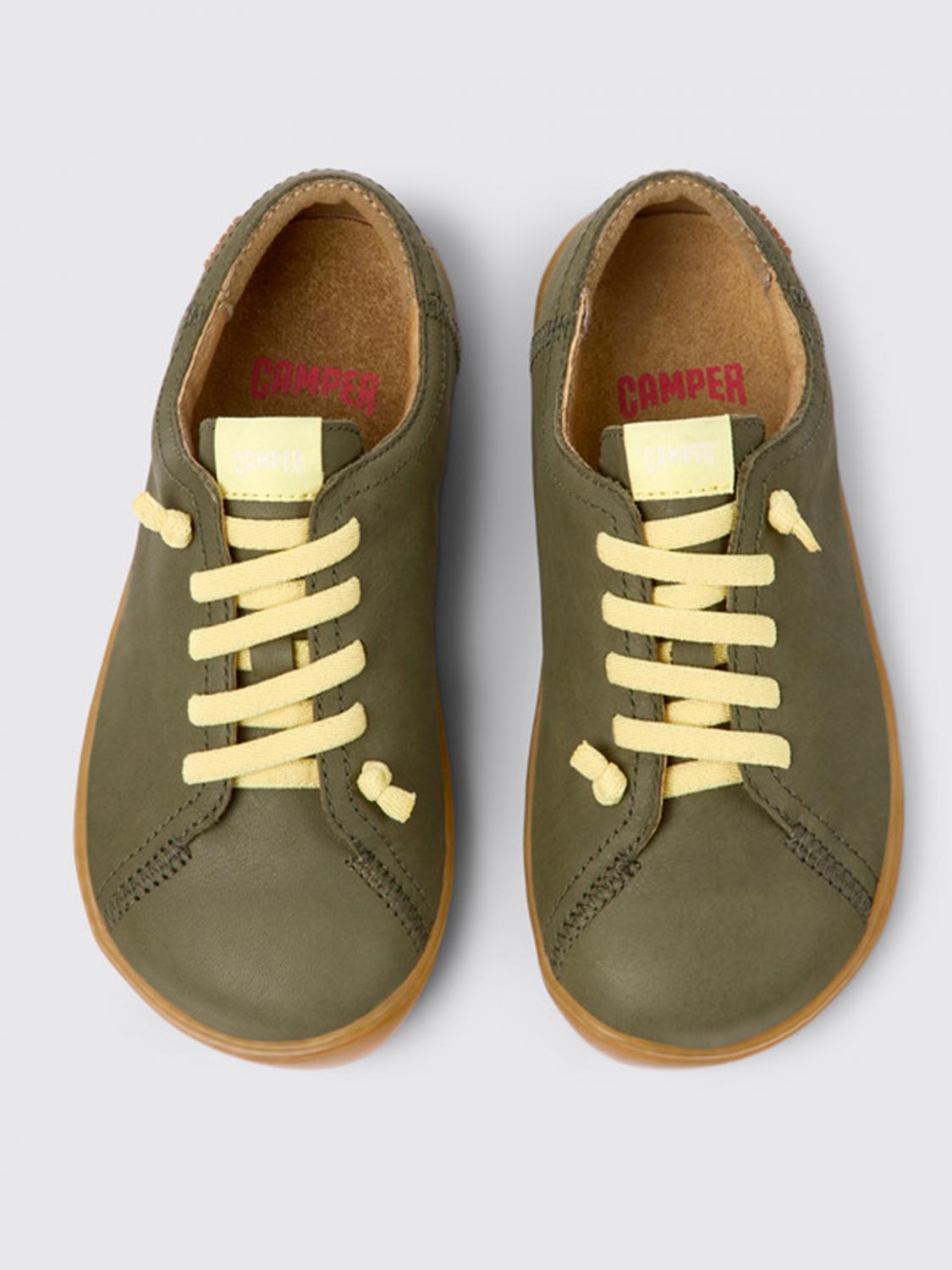 CAMPER SNEAKERS: Camper Peu sneakers in leather, Green - Img 4