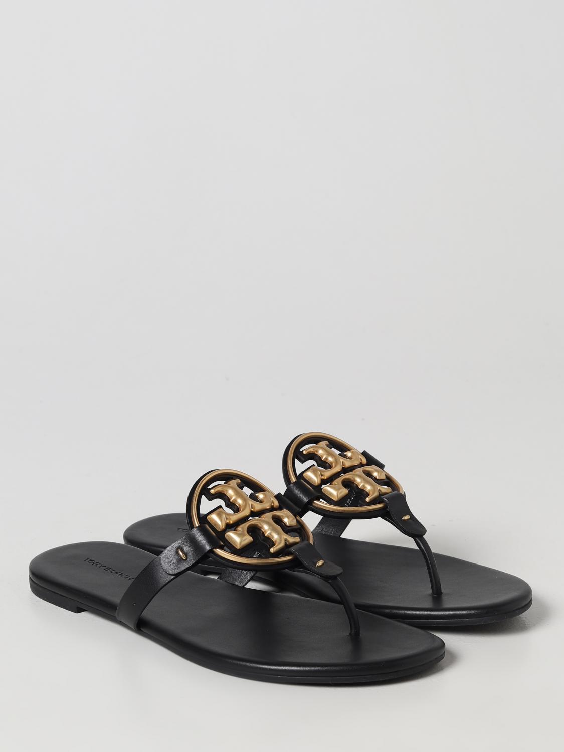 TORY BURCH FLACHE SANDALEN: Schuhe damen Tory Burch, Schwarz - Img 2