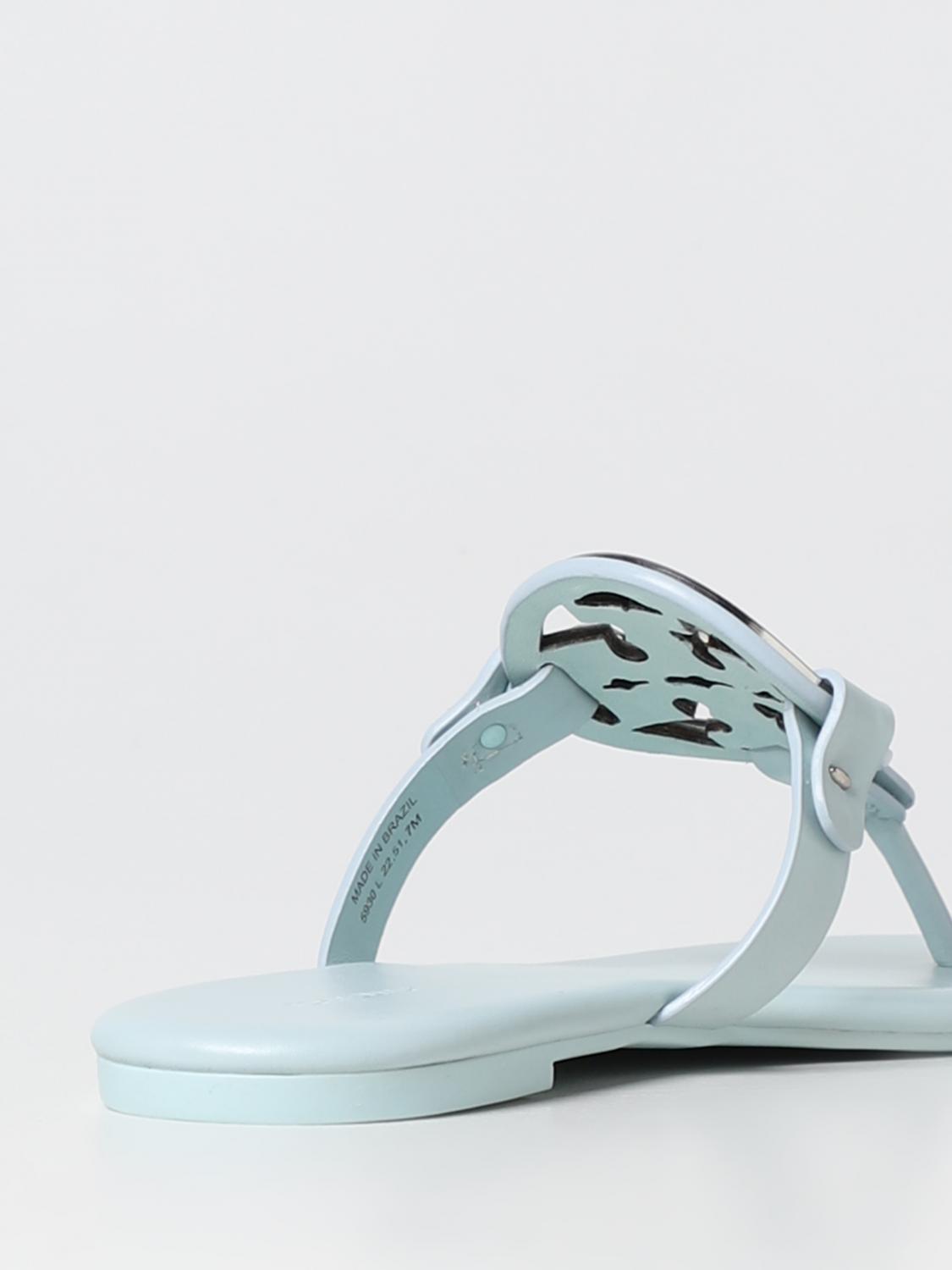 TORY BURCH FLACHE SANDALEN: Schuhe damen Tory Burch, Blau - Img 3