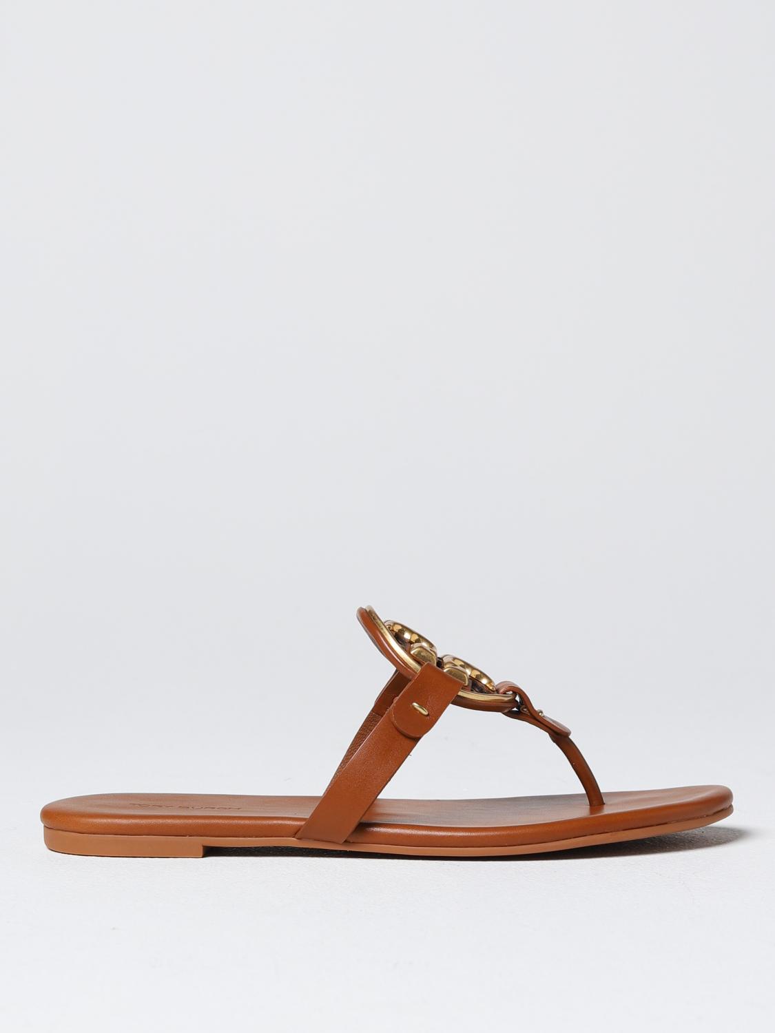 TORY BURCH FLACHE SANDALEN: Schuhe damen Tory Burch, Honey - Img 1