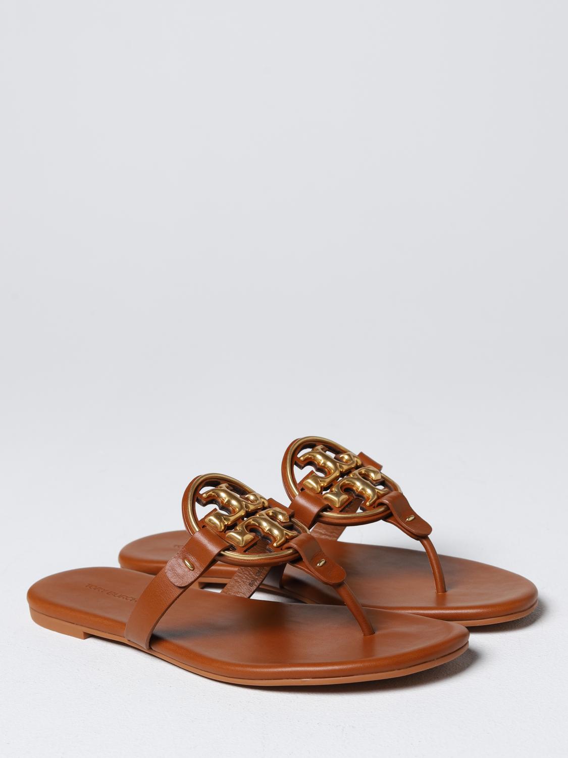 TORY BURCH FLACHE SANDALEN: Schuhe damen Tory Burch, Honey - Img 2
