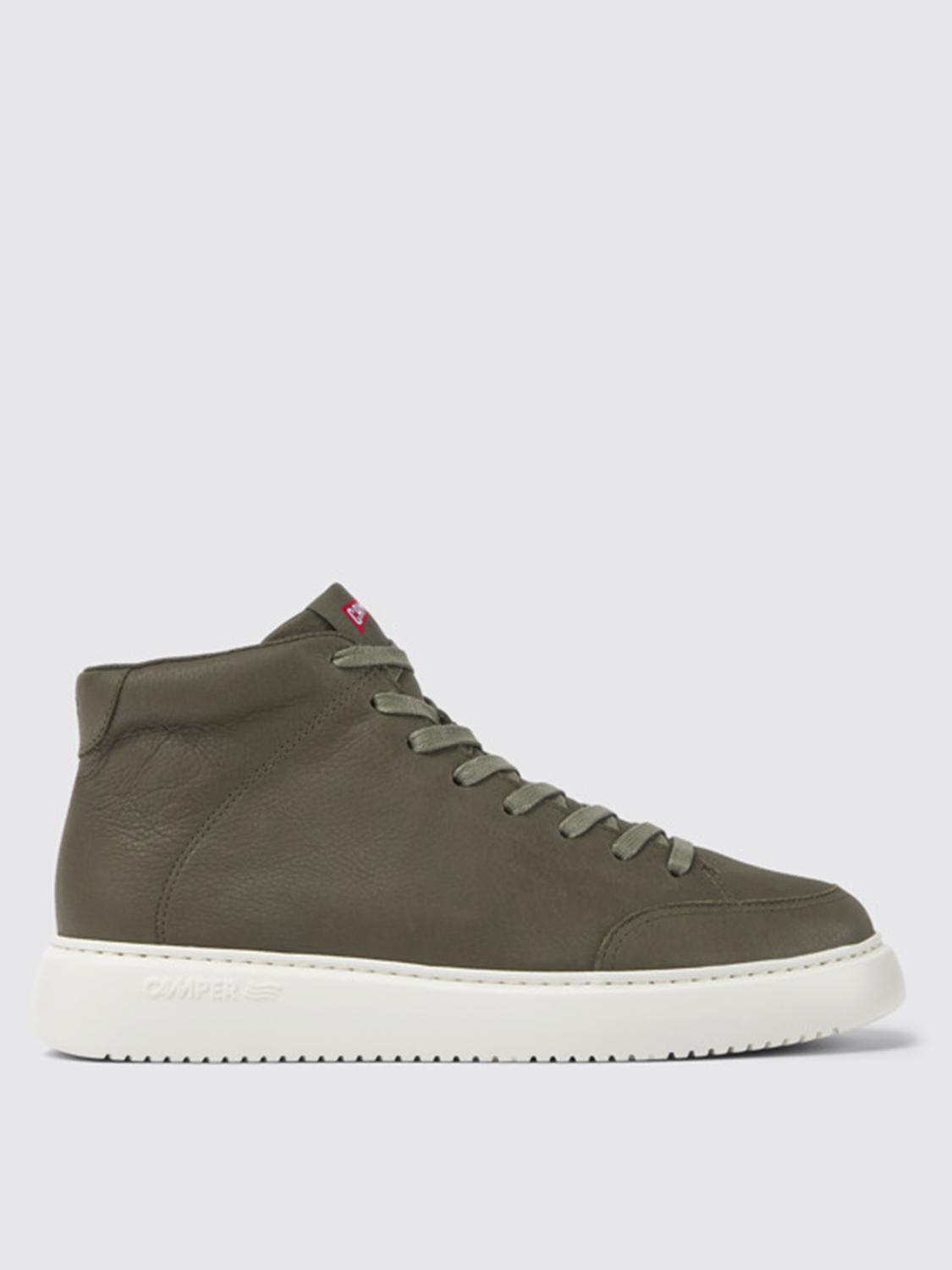 CAMPER STIVALETTI: Stivaletto Runner K21 Camper in pelle, Verde - Img 1