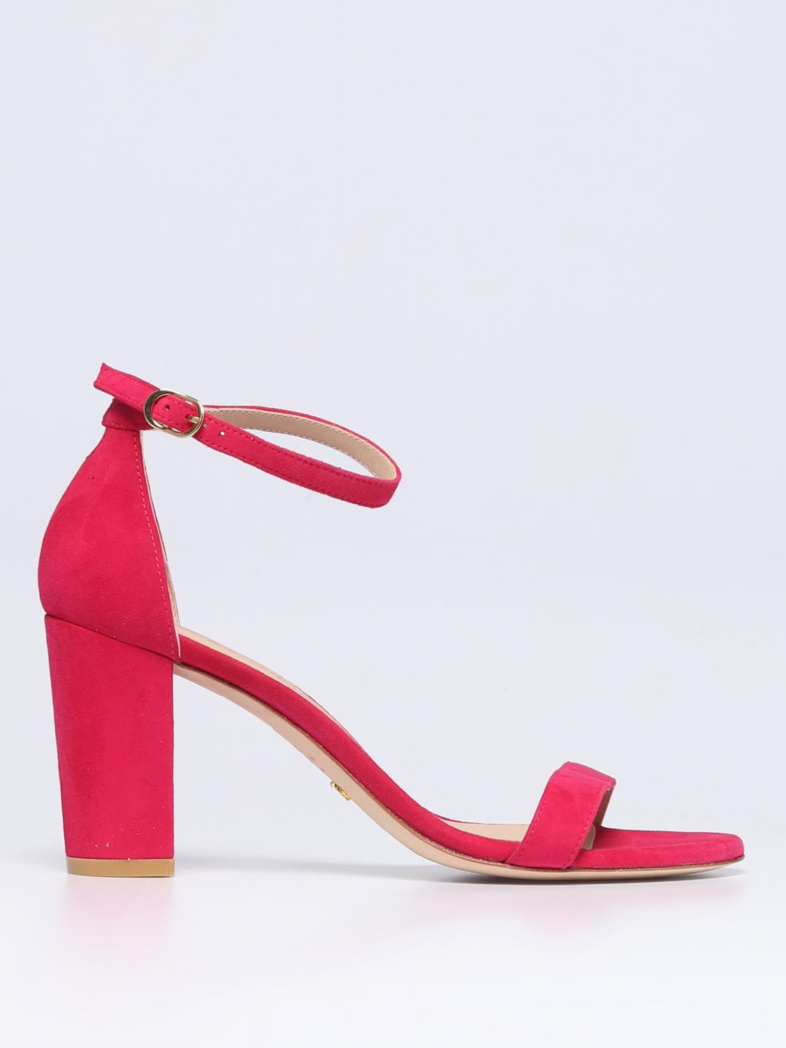 STUART WEITZMAN SANDALEN MIT ABSATZ: Schuhe damen Stuart Weitzman, Fuchsia - Img 1