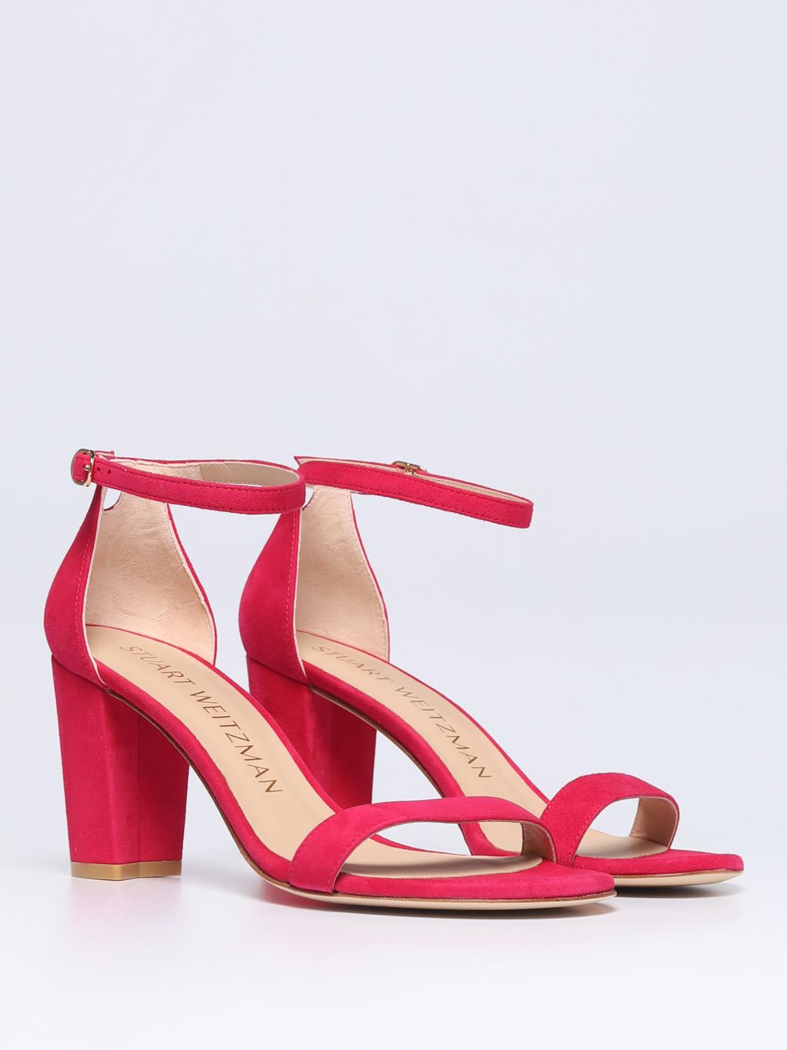 STUART WEITZMAN SANDALEN MIT ABSATZ: Schuhe damen Stuart Weitzman, Fuchsia - Img 2
