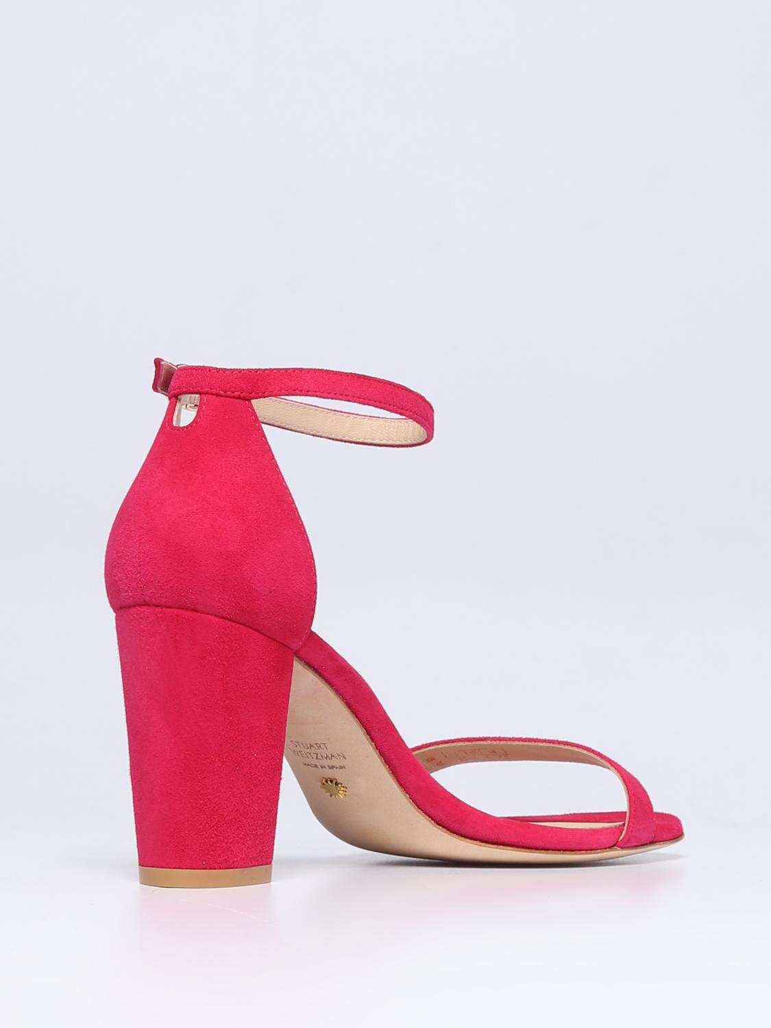 STUART WEITZMAN SANDALEN MIT ABSATZ: Schuhe damen Stuart Weitzman, Fuchsia - Img 3
