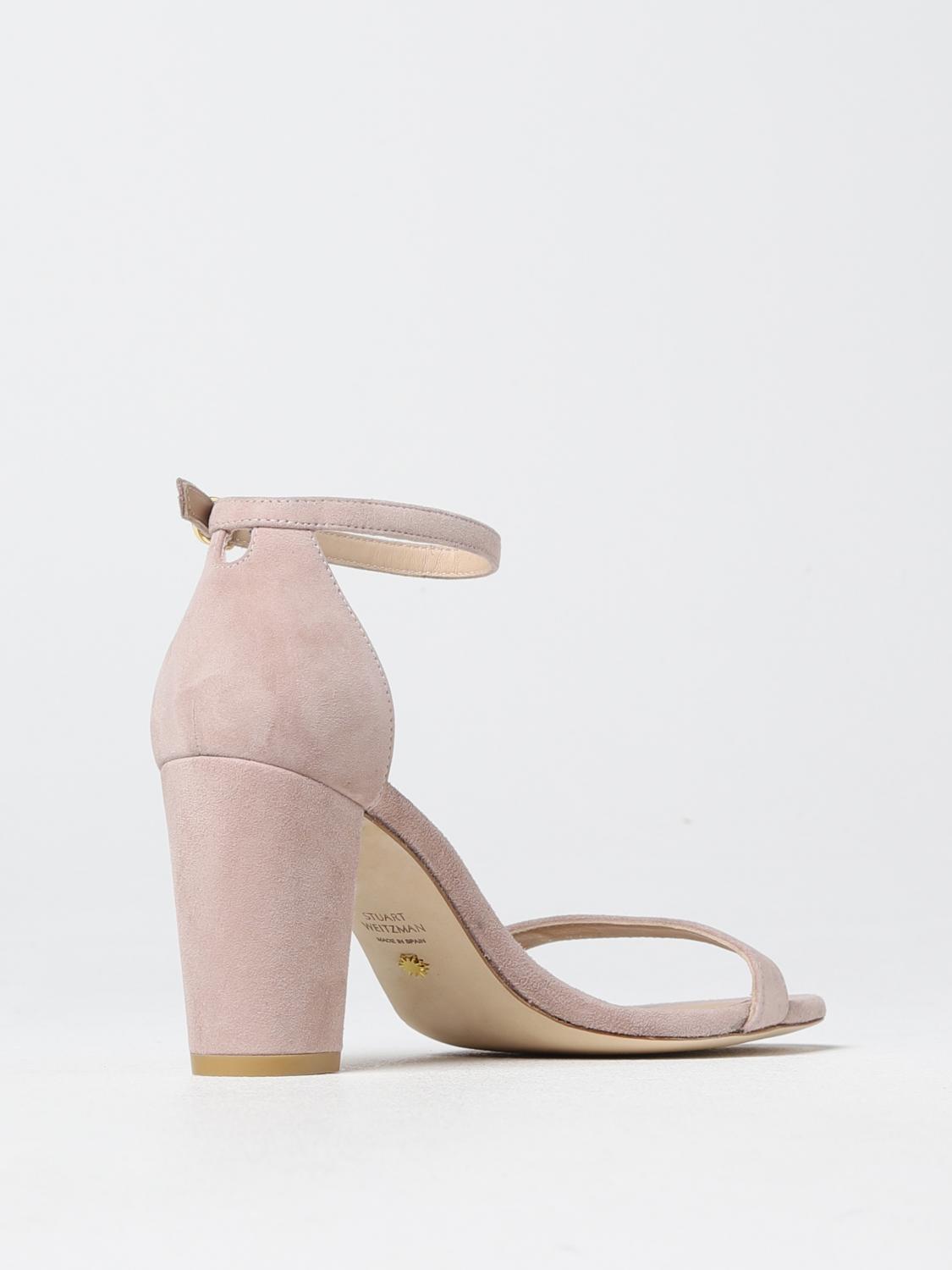 STUART WEITZMAN SANDALI CON TACCO: Sandalo Nearlynude Stuart Weitzman in suede, Beige - Img 3