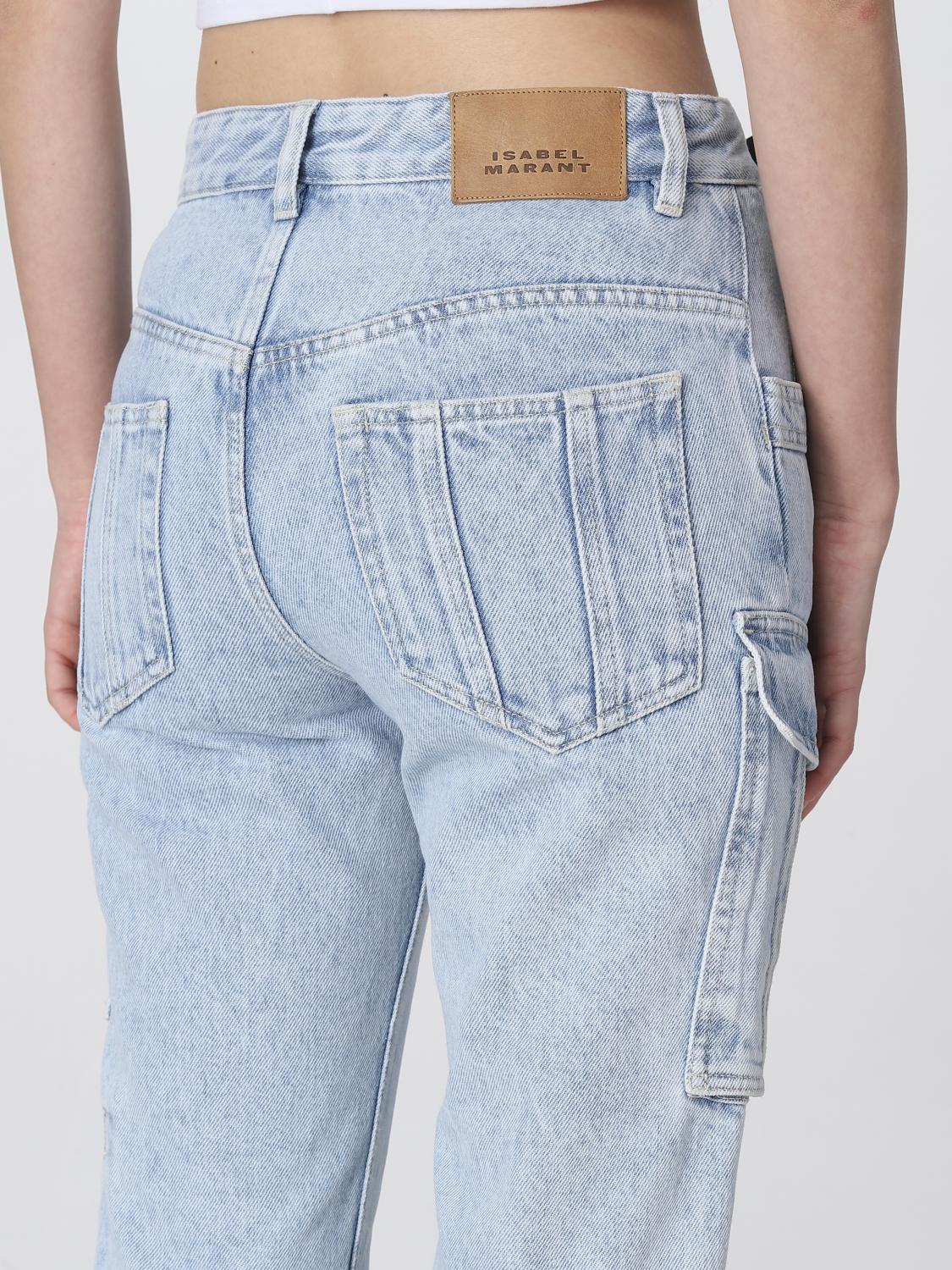 ISABEL MARANT JEANS: Pants woman Isabel Marant, Gnawed Blue - Img 4