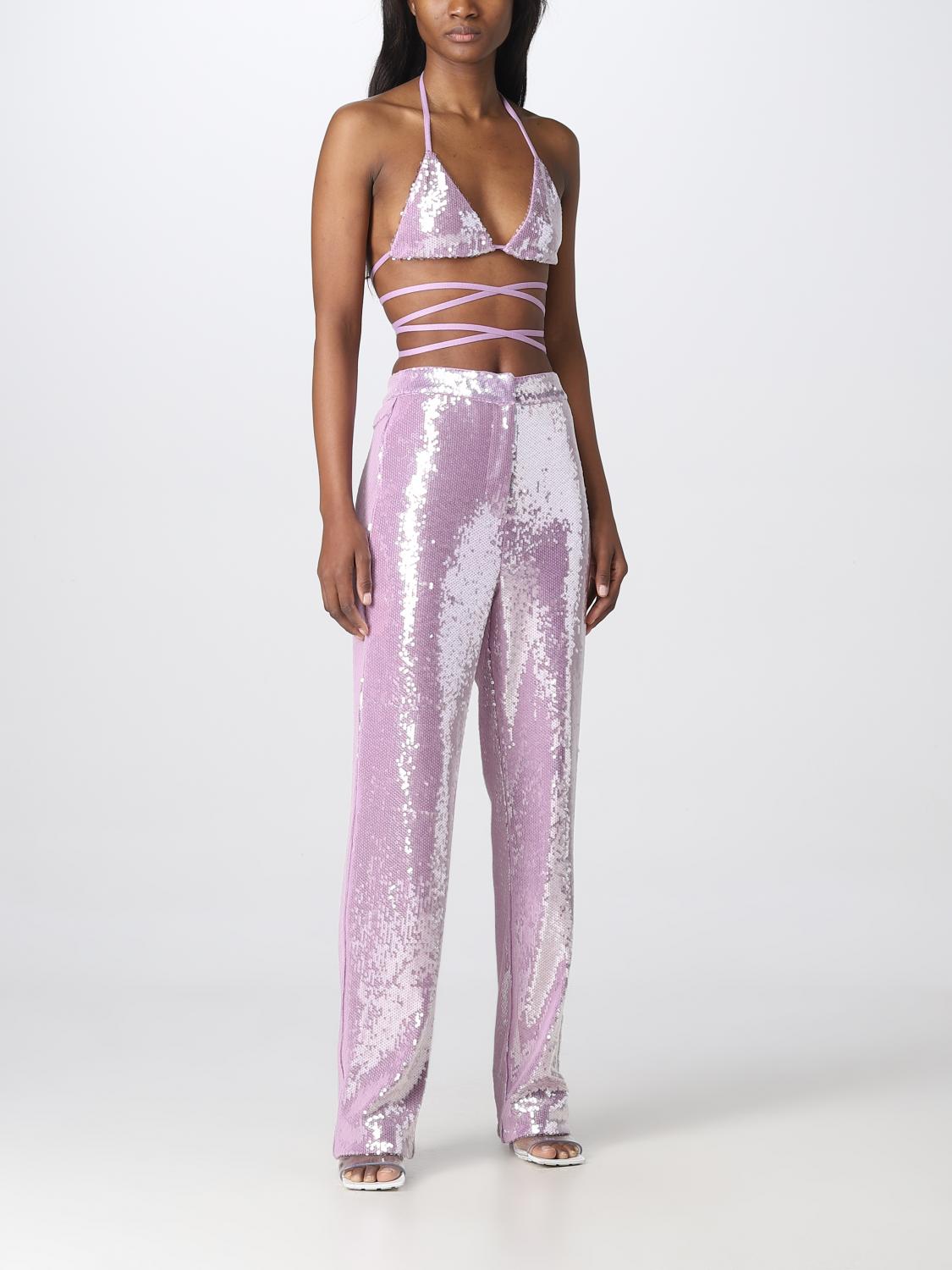 ROTATE PANTALON: Pantalon femme Rotate, Lilas - Img 2