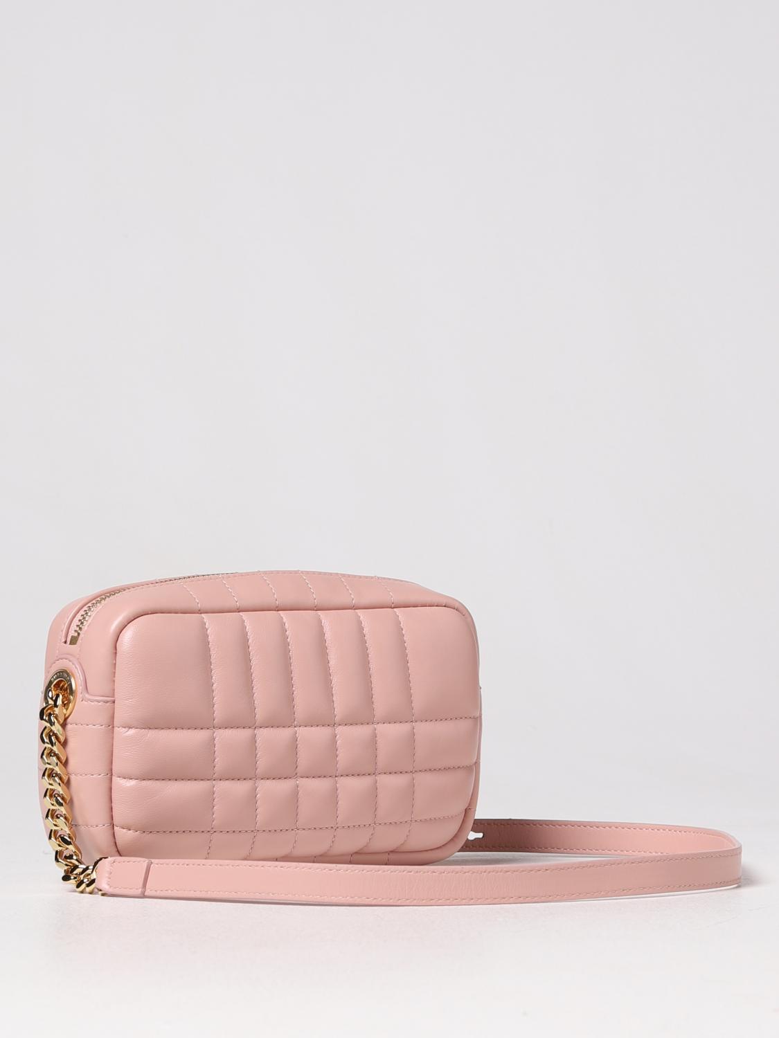 BURBERRY BORSA MINI: Borsa Burberry in pelle trapuntata, Rosa - Img 3