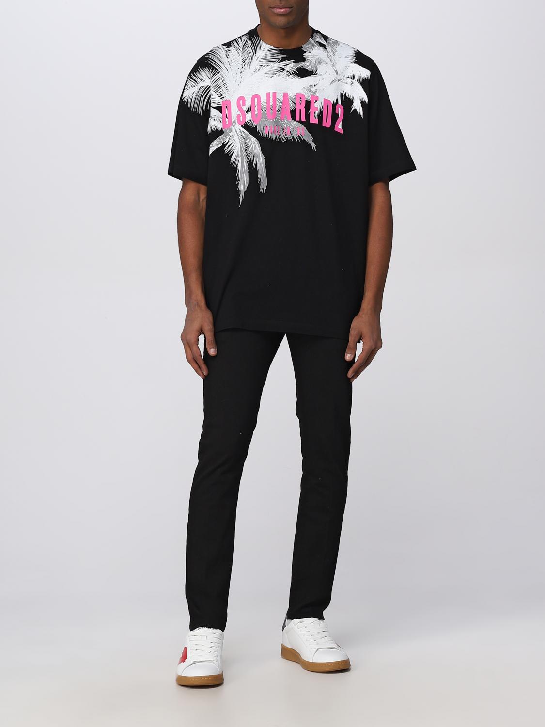 DSQUARED2 PANTS: Dsquared2 jeans in cotton, Black - Img 2