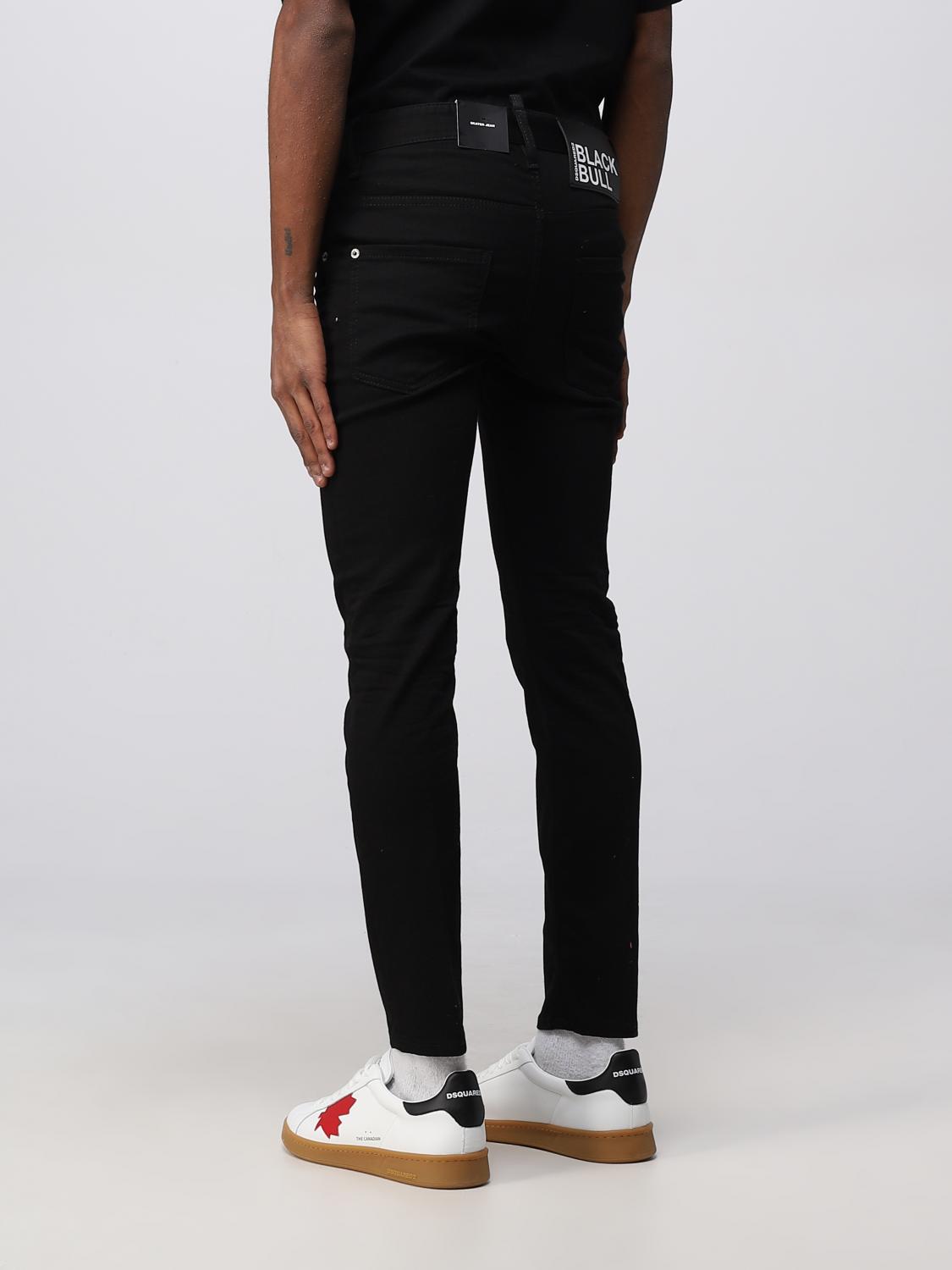 DSQUARED2 PANTS: Dsquared2 jeans in cotton, Black - Img 3