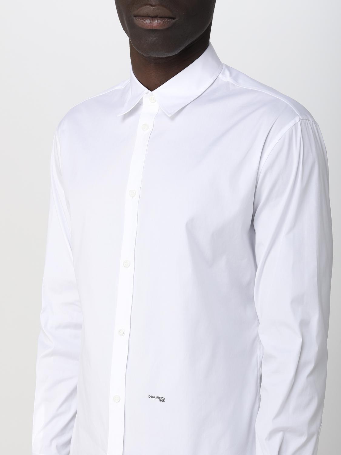 DSQUARED2 CHEMISE: Chemise homme Dsquared2, Blanc - Img 4