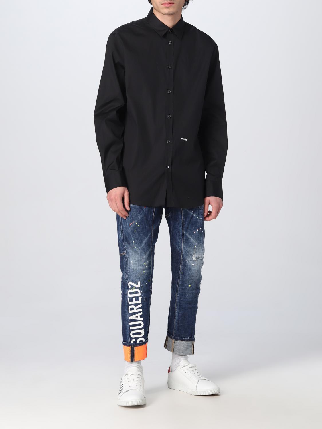 DSQUARED2 CAMISA: Camisa hombre Dsquared2, Negro - Img 2