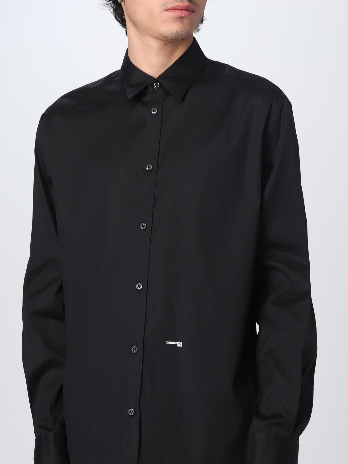 DSQUARED2 CAMISA: Camisa hombre Dsquared2, Negro - Img 4