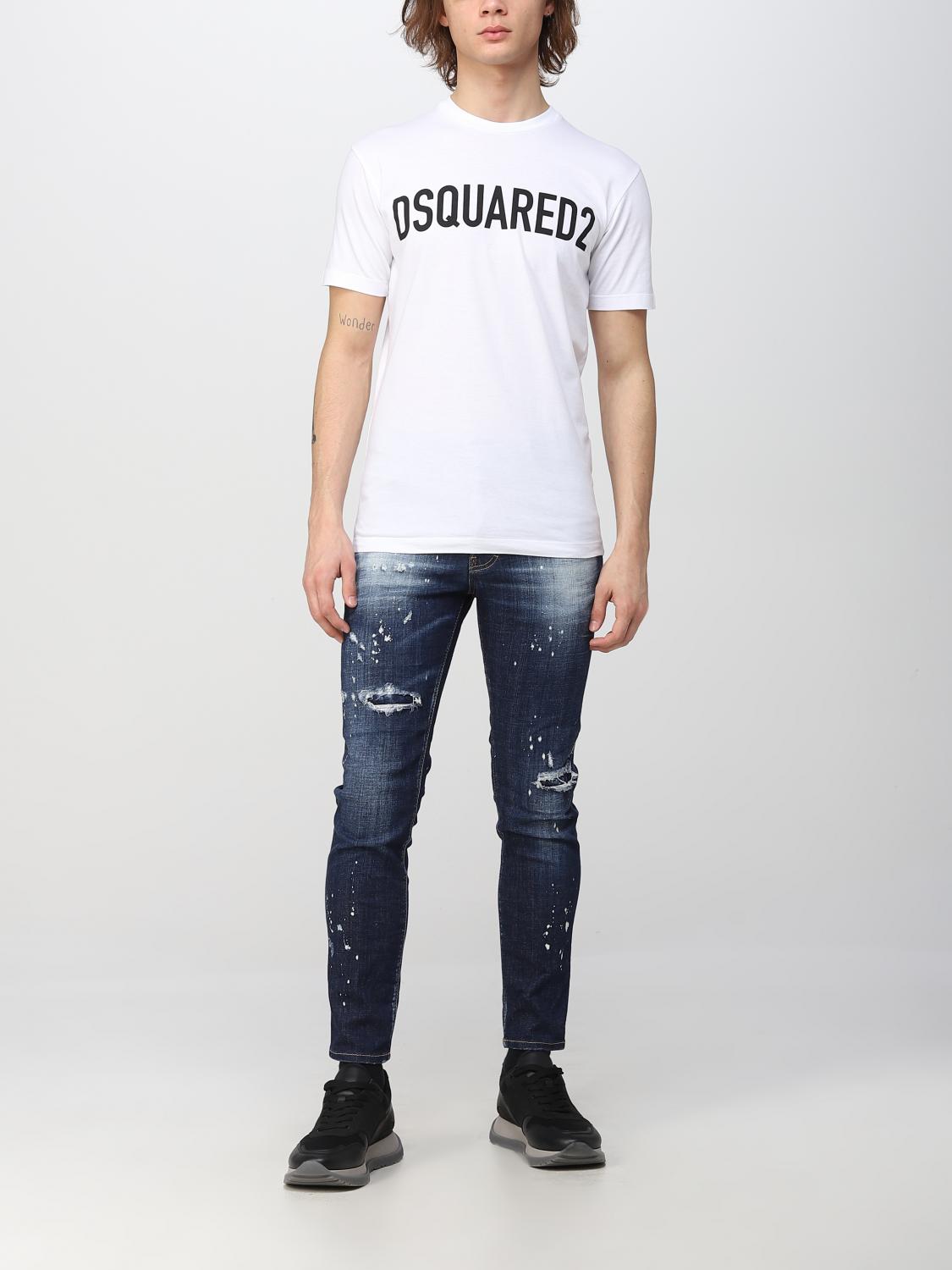 Dsquared2 Tシャツ メンズ - ホワイト | S74GD1126S24321 | GIGLIO.COM