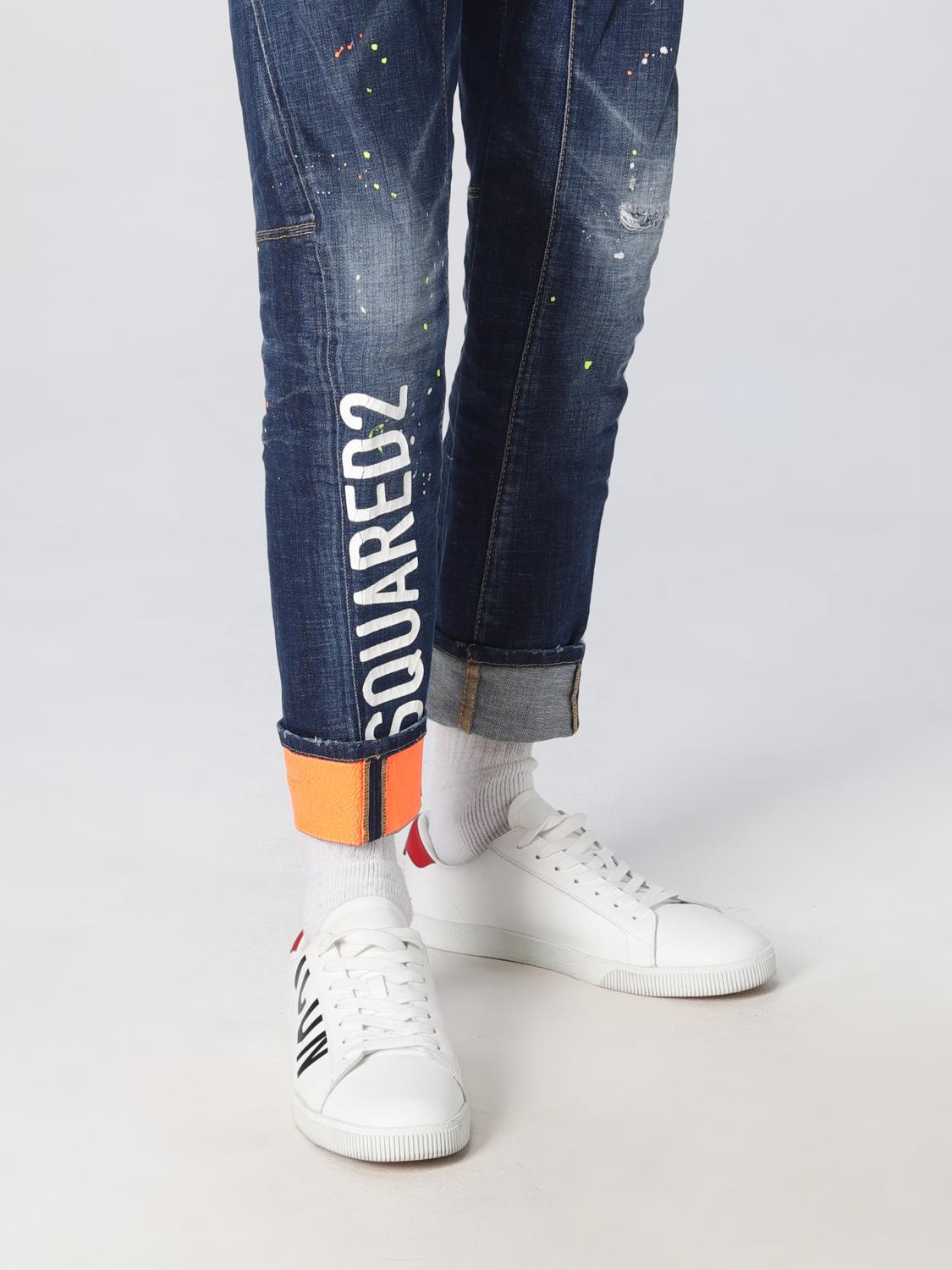 DSQUARED2 JEANS: Dsquared2 denim jeans, Navy - Img 4