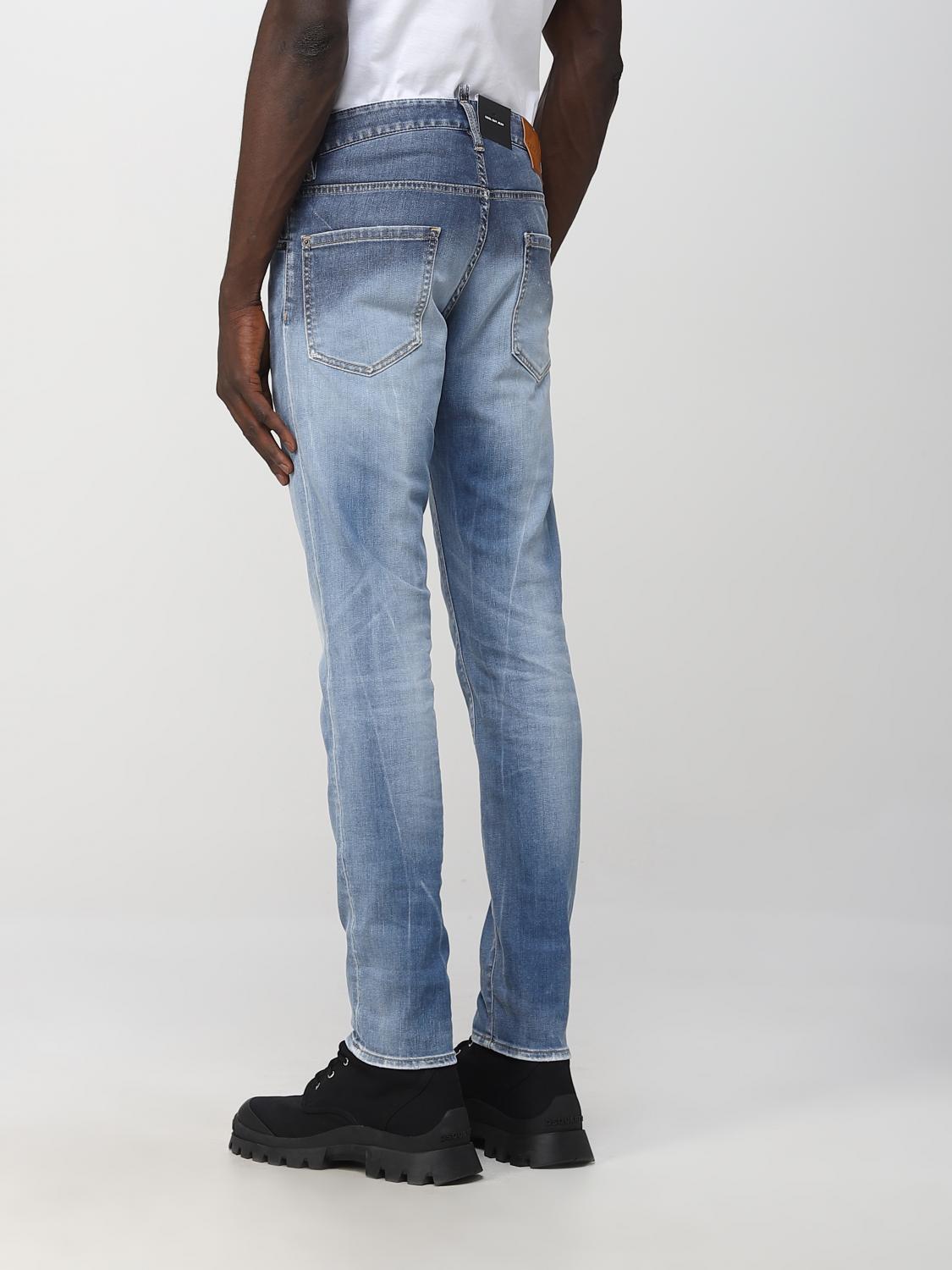 DSQUARED2 JEANS: Jeans hombre Dsquared2, Azul Marino - Img 3