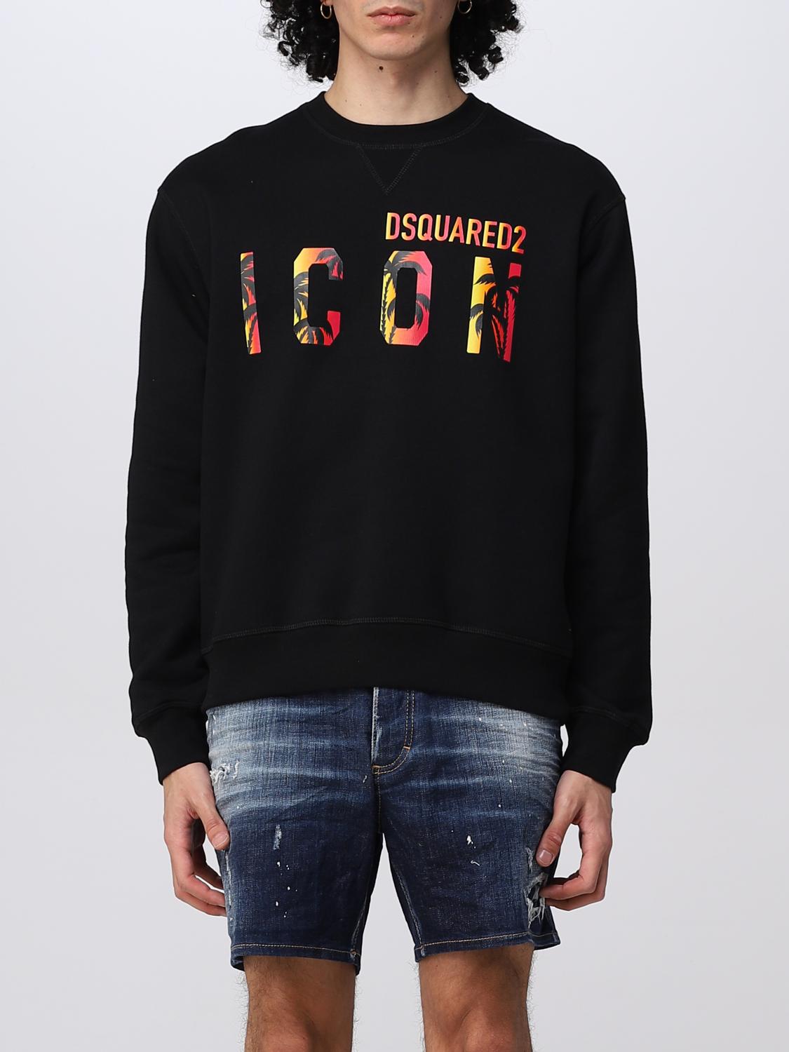 DSQUARED2 SUDADERA: Sudadera hombre Dsquared2, Negro - Img 1