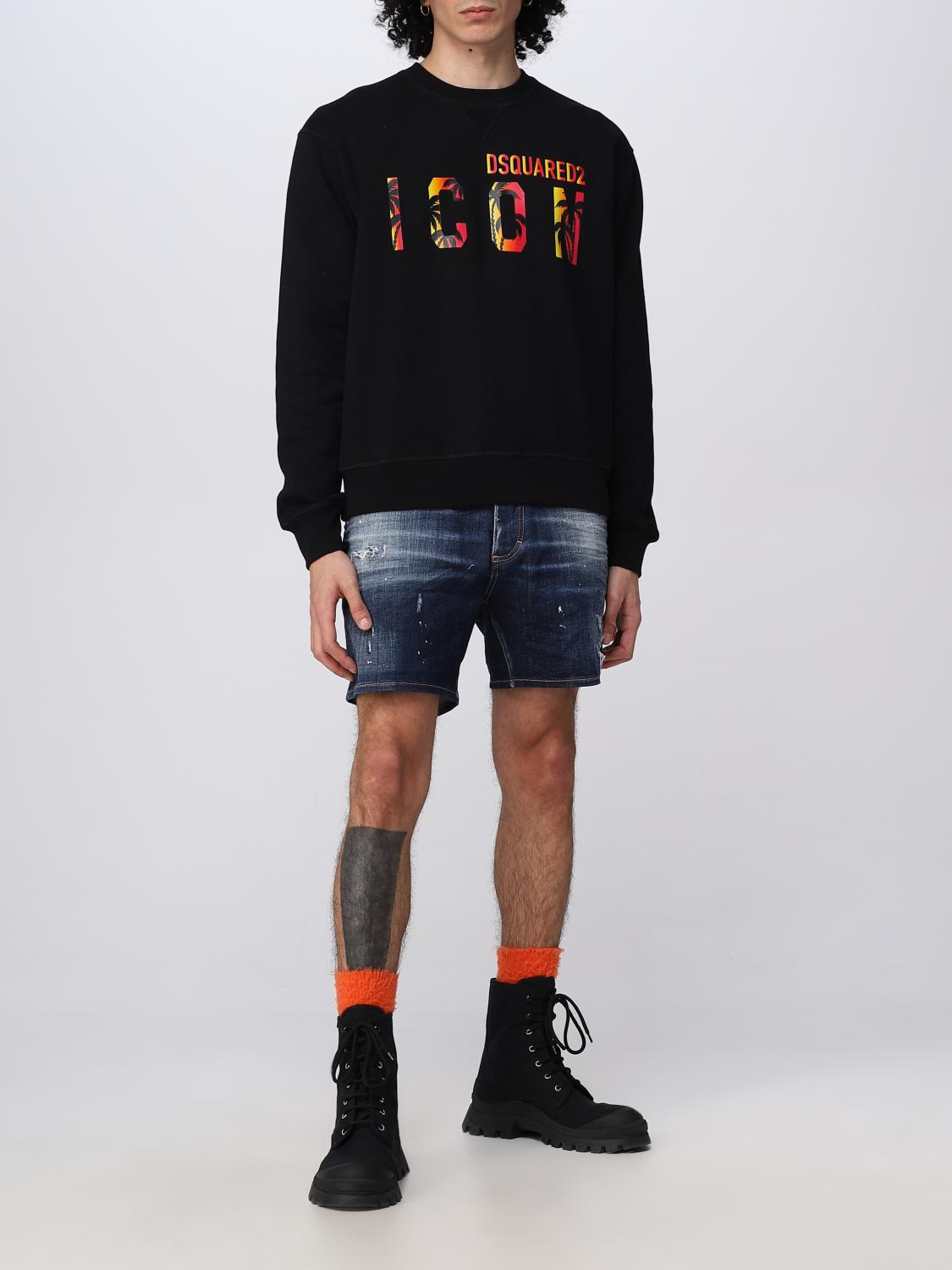 DSQUARED2 SUDADERA: Sudadera hombre Dsquared2, Negro - Img 2