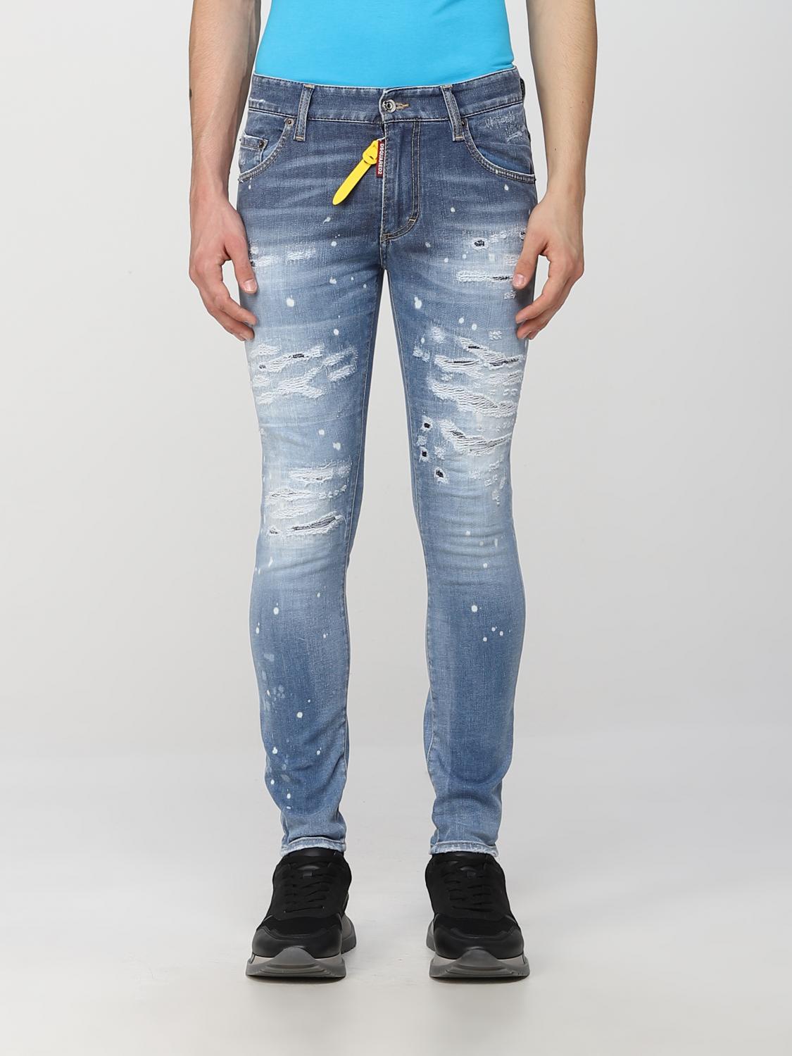 DSQUARED2 JEANS: Jeans hombre Dsquared2, Azul Marino - Img 1