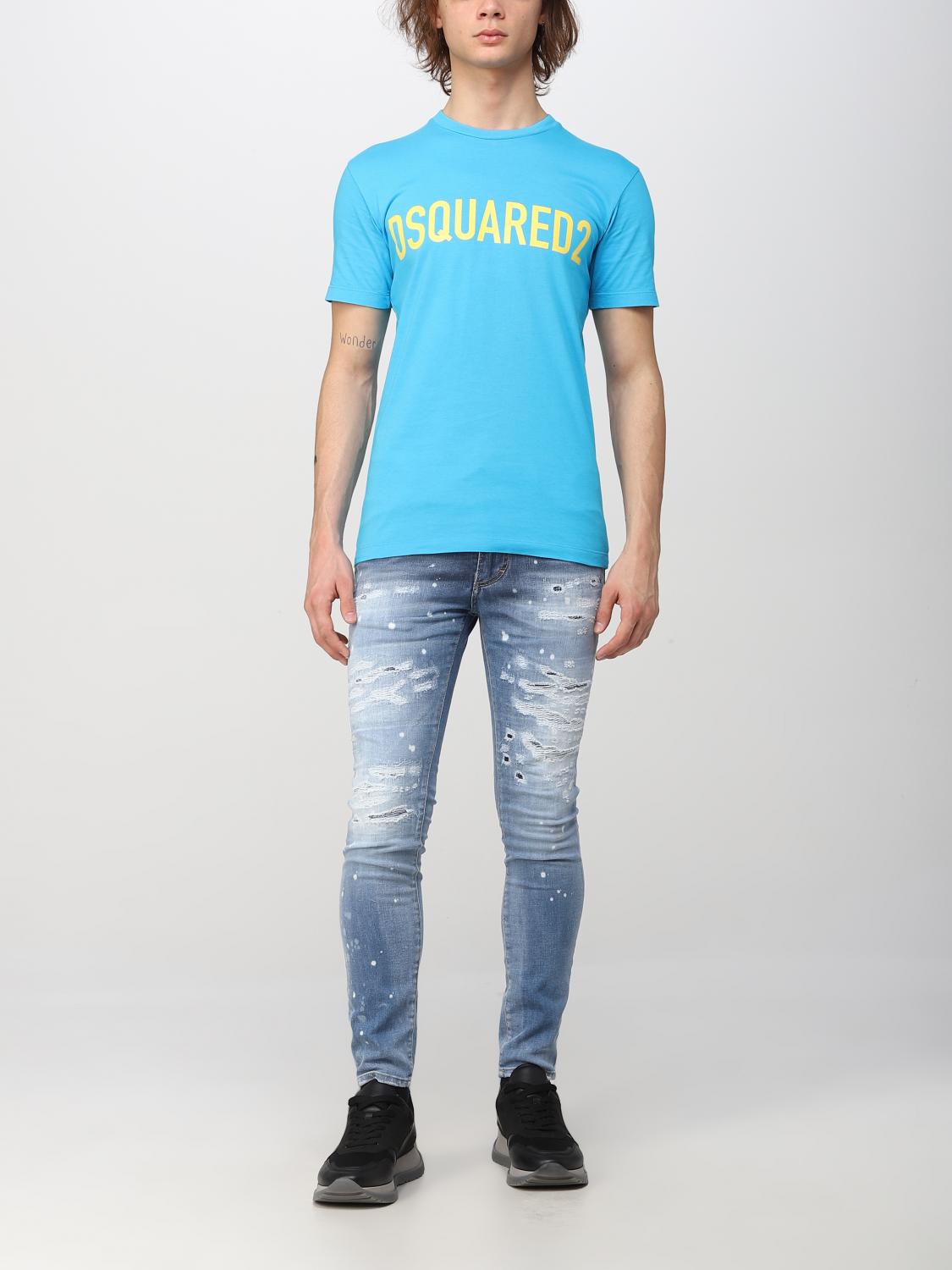 DSQUARED2 JEANS: Jeans hombre Dsquared2, Azul Marino - Img 2