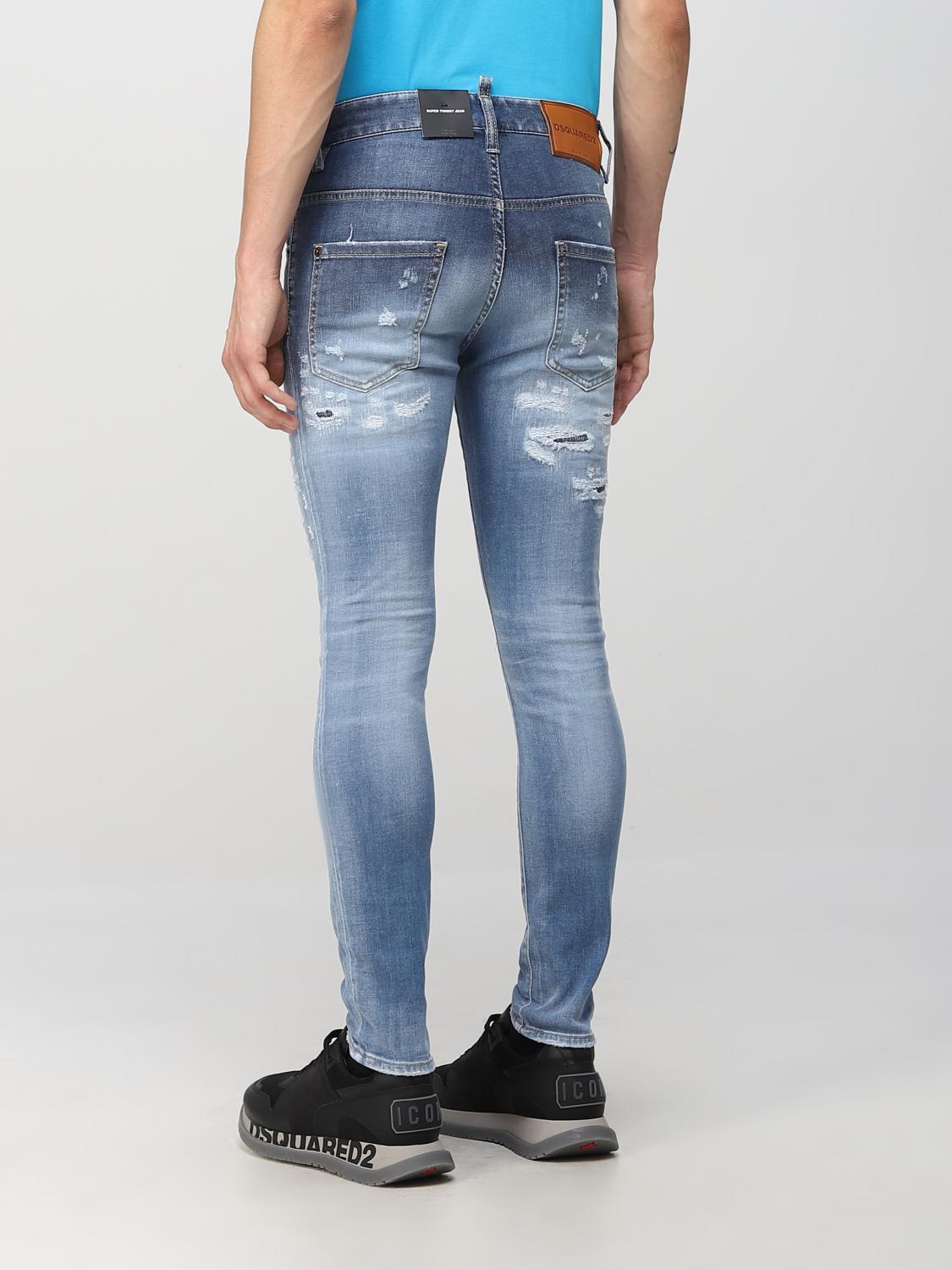 DSQUARED2 JEANS: Jeans hombre Dsquared2, Azul Marino - Img 3