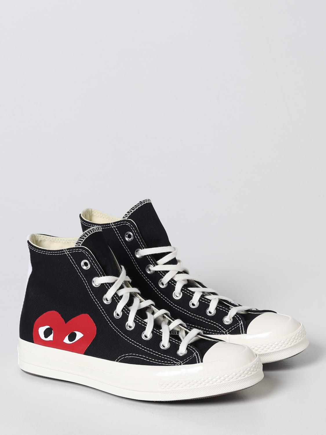 COMME DES GARCONS PLAY SNEAKERS: Shoes men Comme Des Garcons Play, Black - Img 2