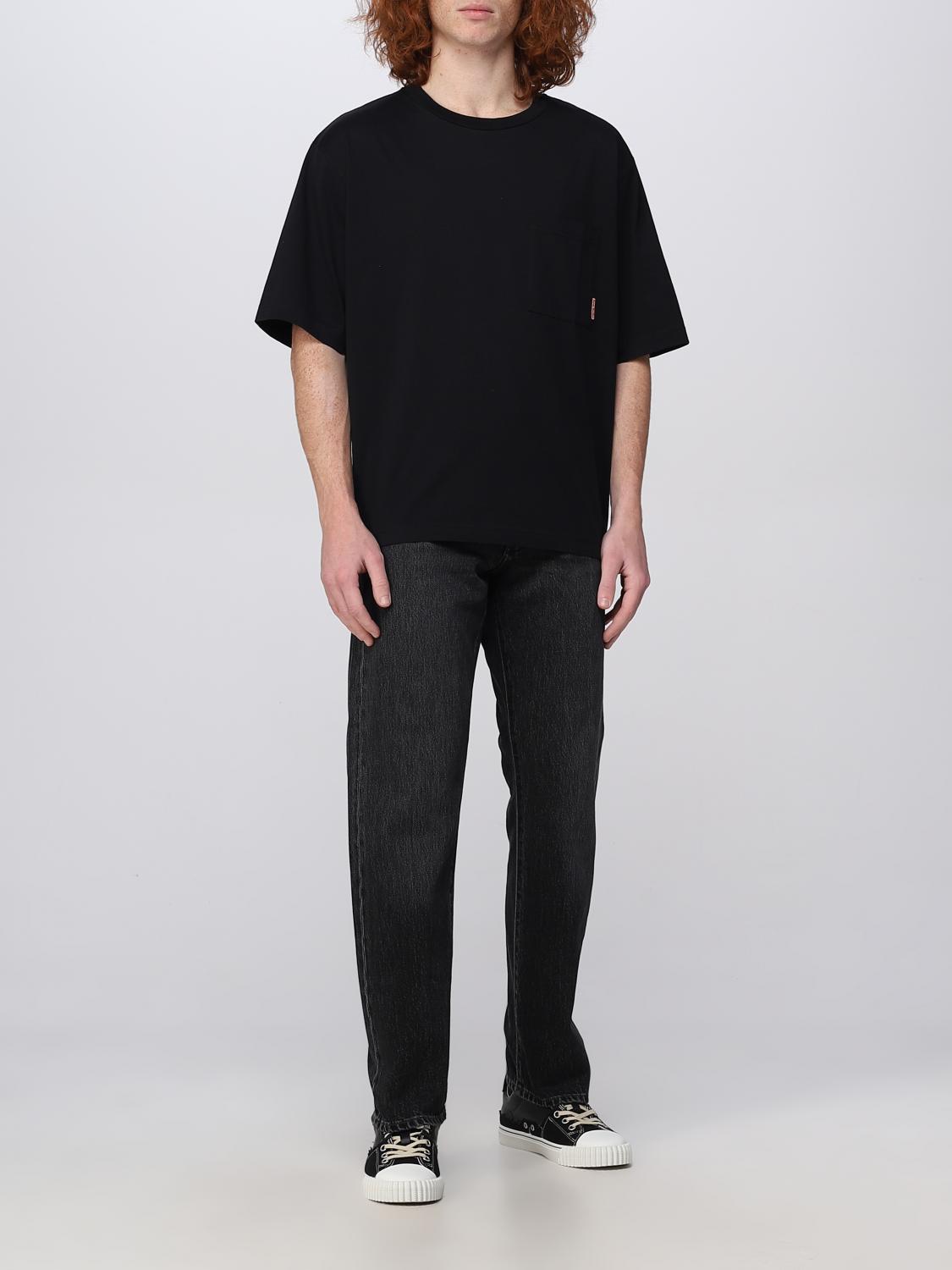 ACNE STUDIOS JEANS: Jeans Acne Studios in denim, Nero - Img 2