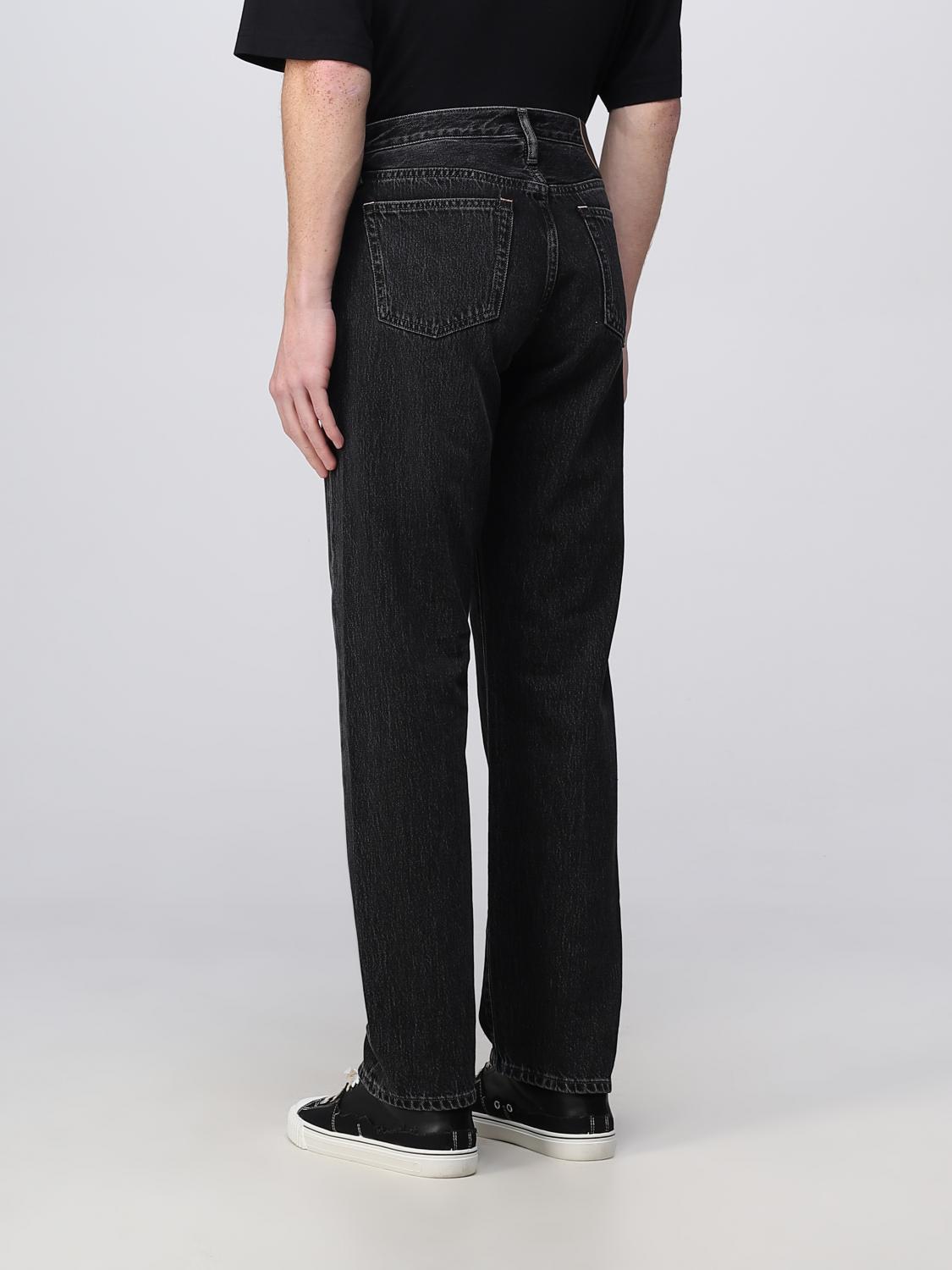 ACNE STUDIOS JEANS: Jeans Acne Studios in denim, Nero - Img 3